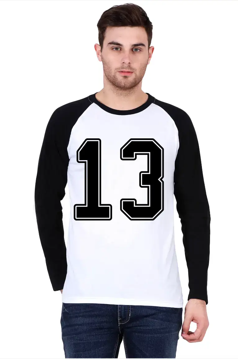 Thirteen Printed Full Sleeve Raglan T-shirt - Image 4