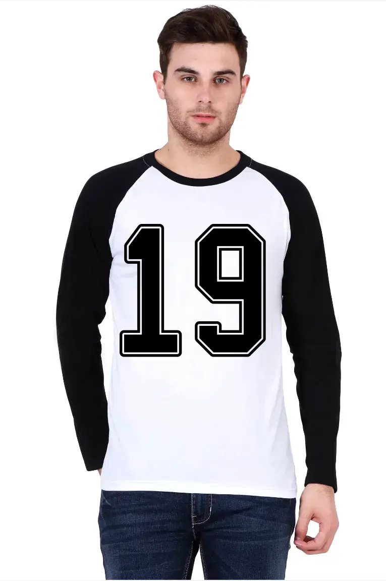 Nineteen Printed Full Sleeve Raglan T-shirt - Image 4