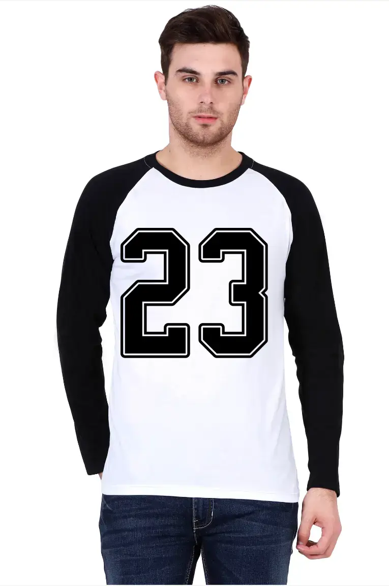 Twenty Three Printed Full Sleeve Raglan T-shirt - Image 4