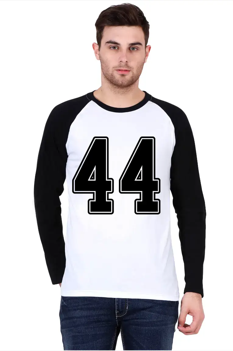Forty Four Printed Full Sleeve Raglan T-shirt - Image 4