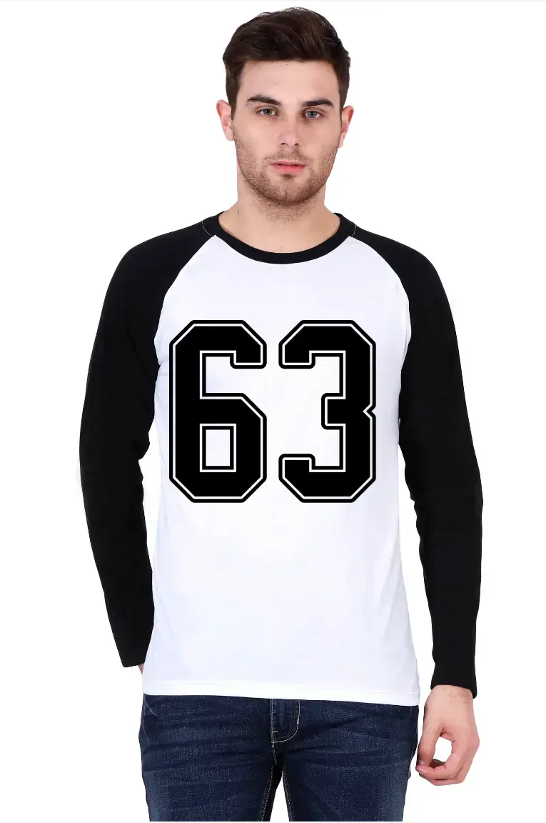 Sixty Three Printed Full Sleeve Raglan T-shirt