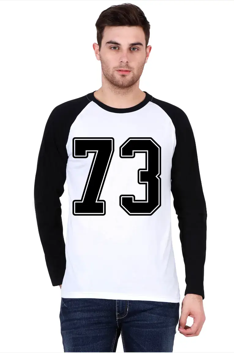 Seventy Three Printed Full Sleeve Raglan T-shirt