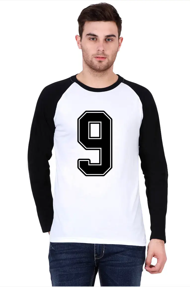 Nine Printed Full Sleeve Raglan T-shirt - Image 4