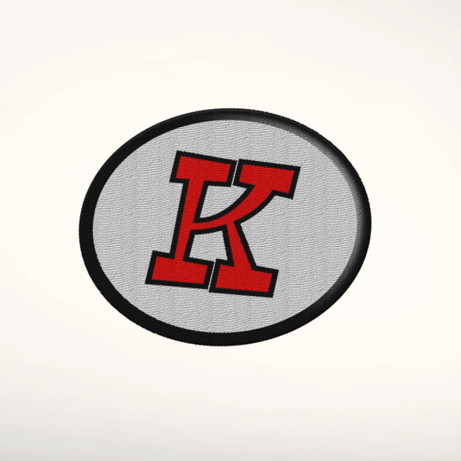 K Alphabet Letter Embroidered Patch - Image 4