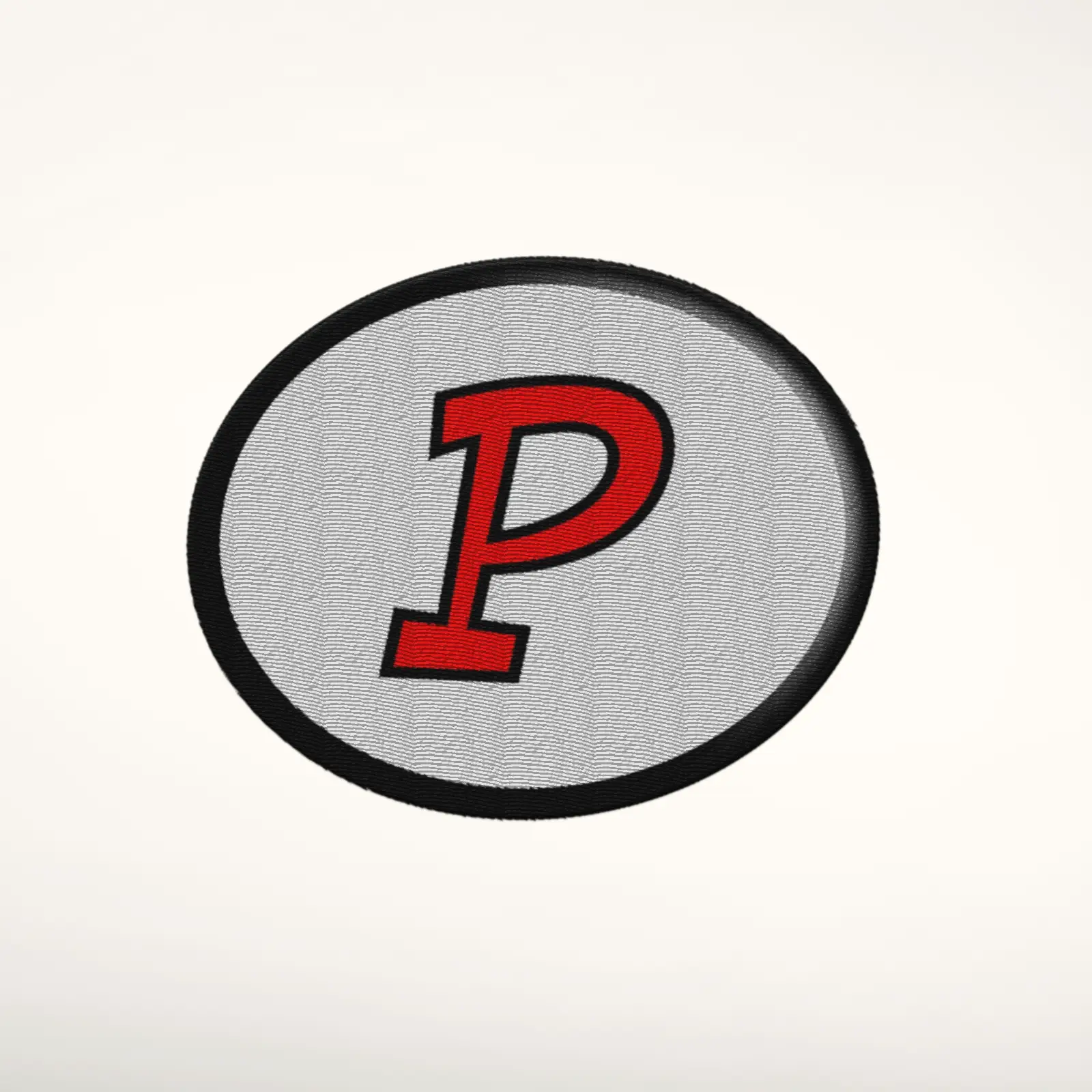 P Alphabet Letter Embroidered Patch - Image 4