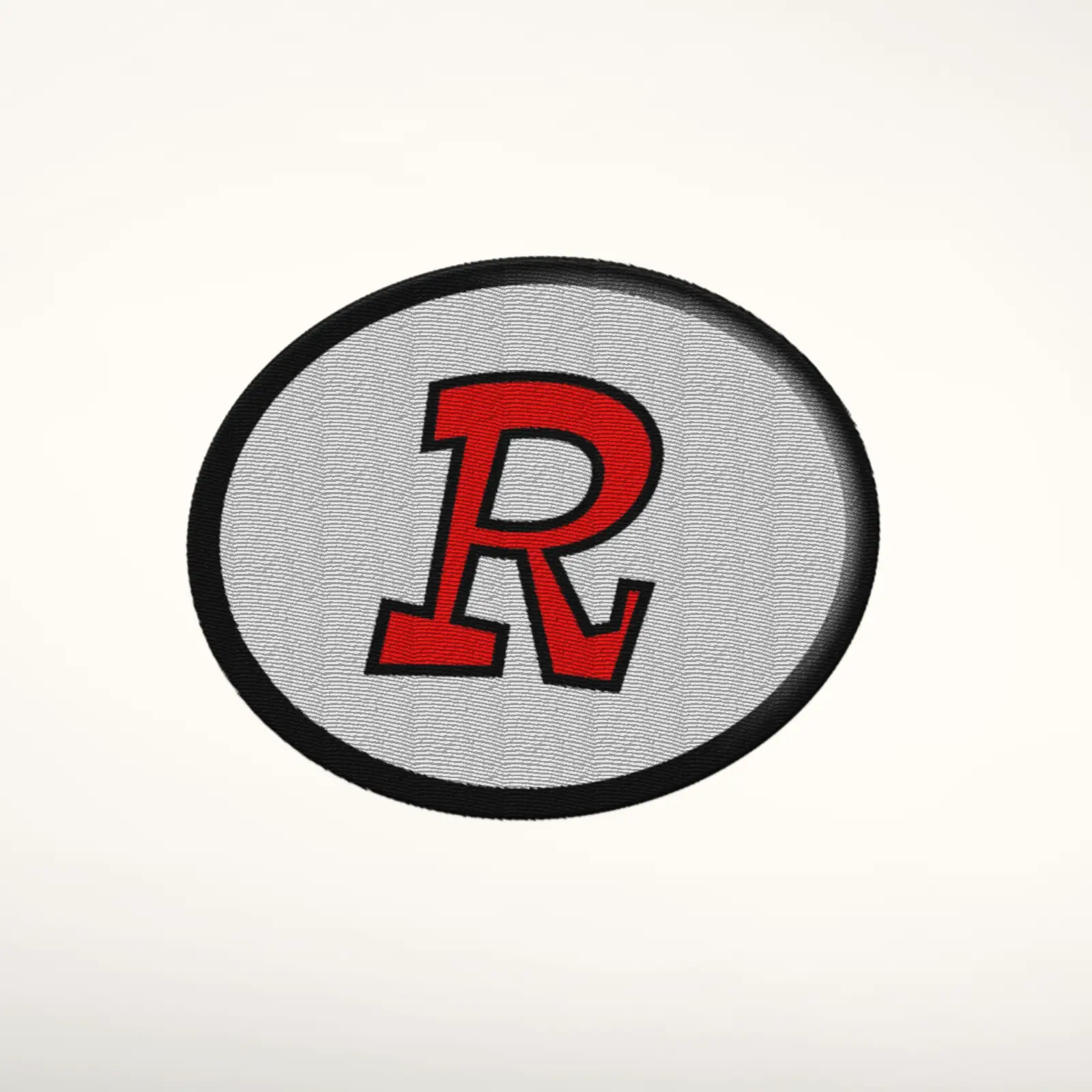 R Alphabet Letter Embroidered Patch - Image 4