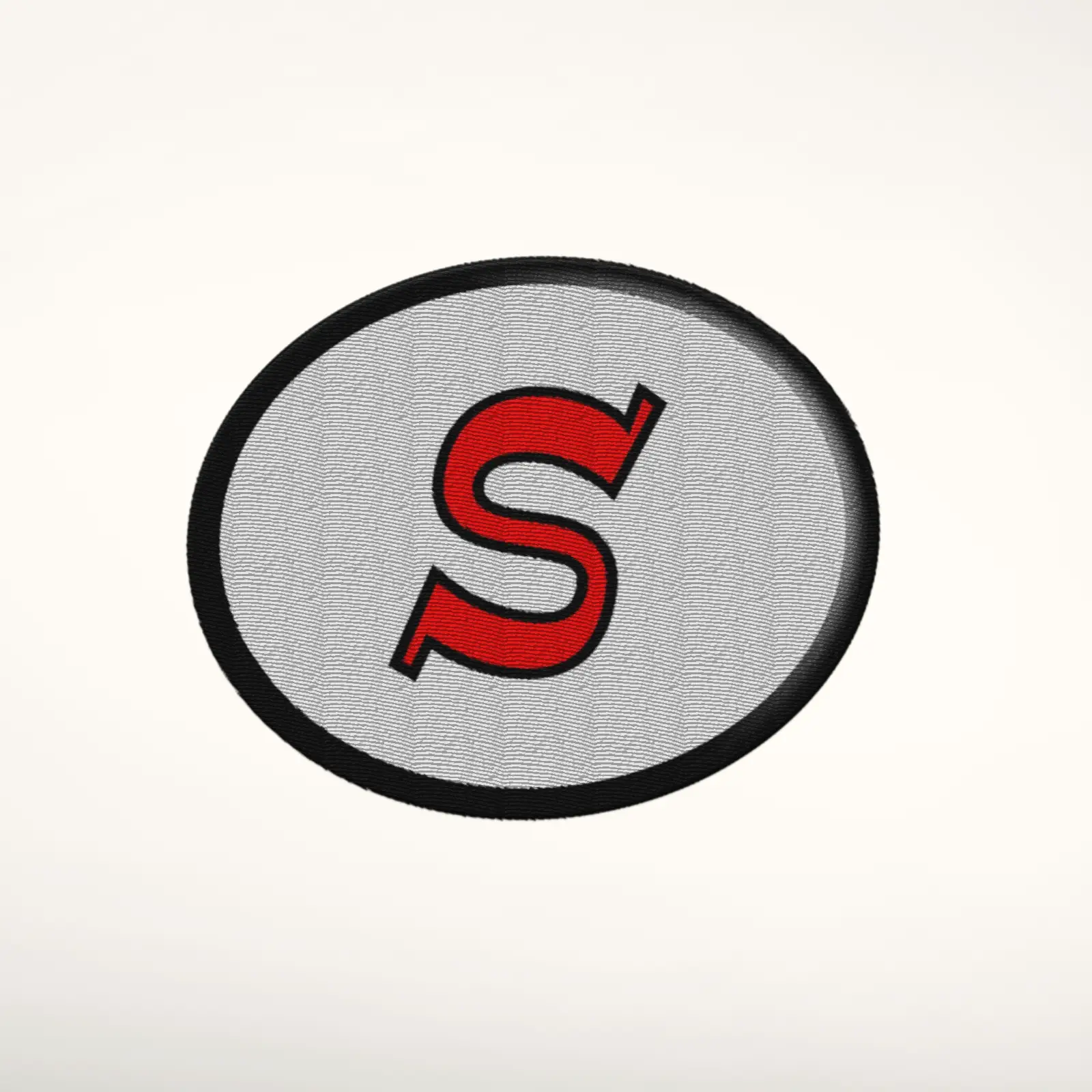 S Alphabet Letter Embroidered Patch - Image 4