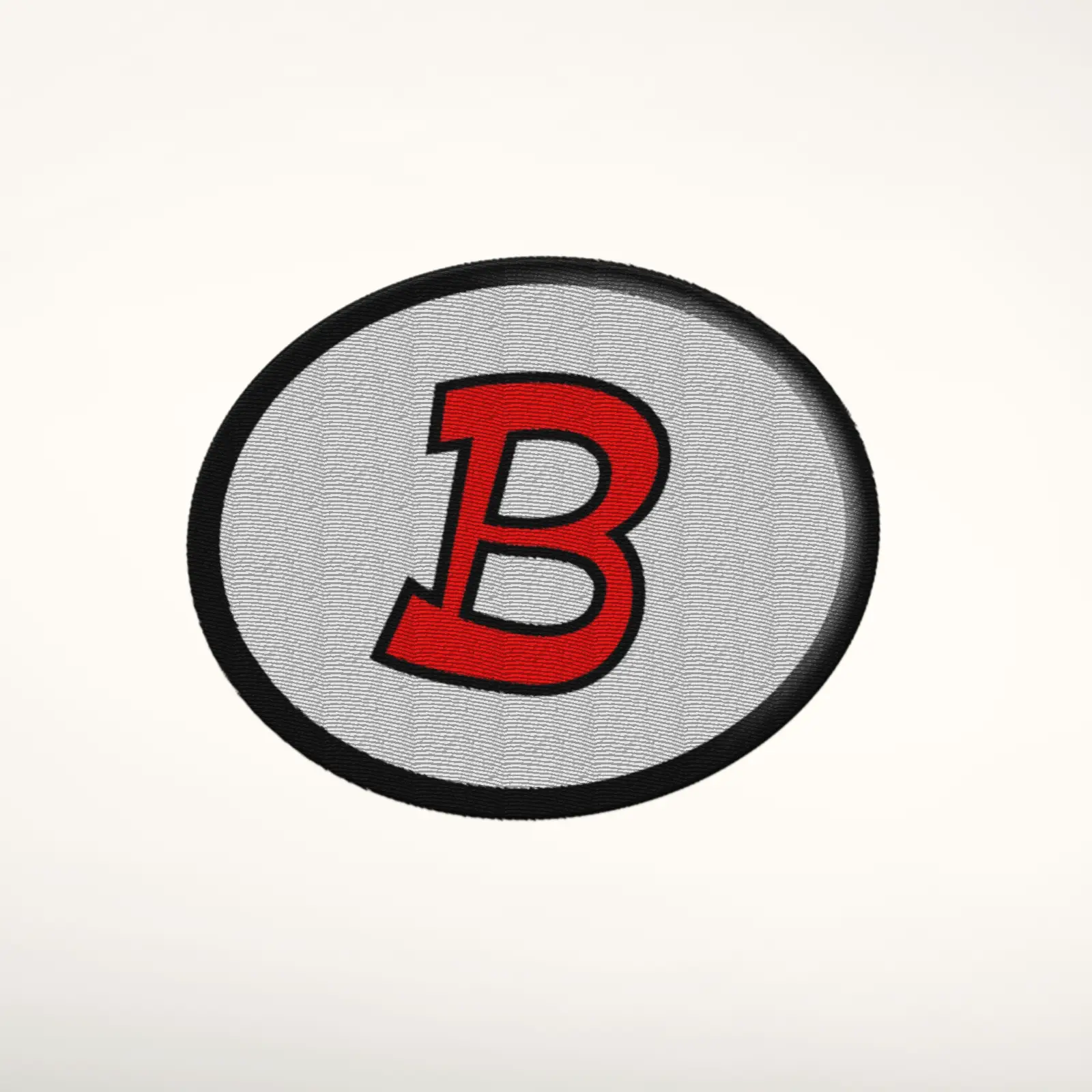 B Alphabet Letter Embroidered Patch - Image 4