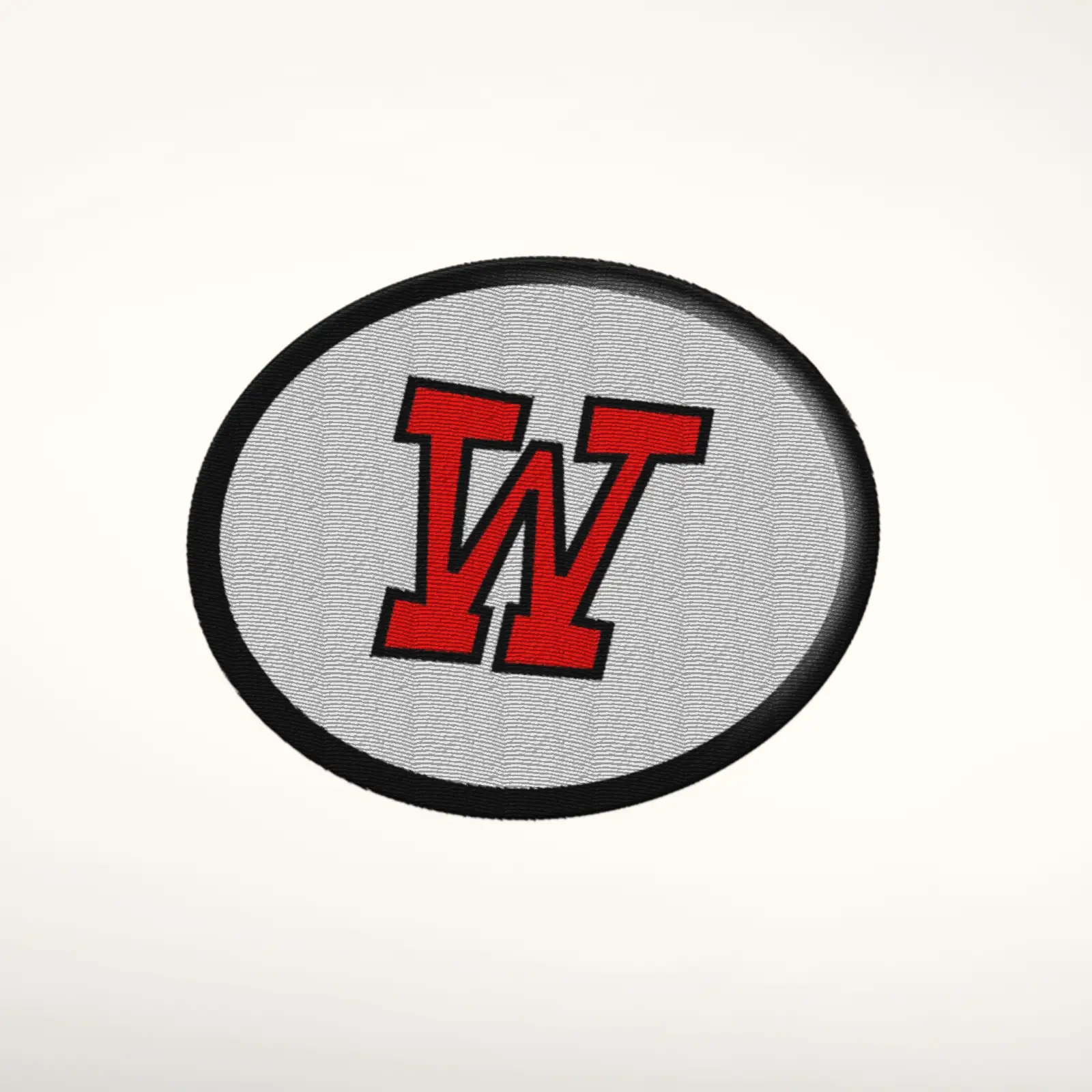 W Alphabet Letter Embroidered Patch - Image 4