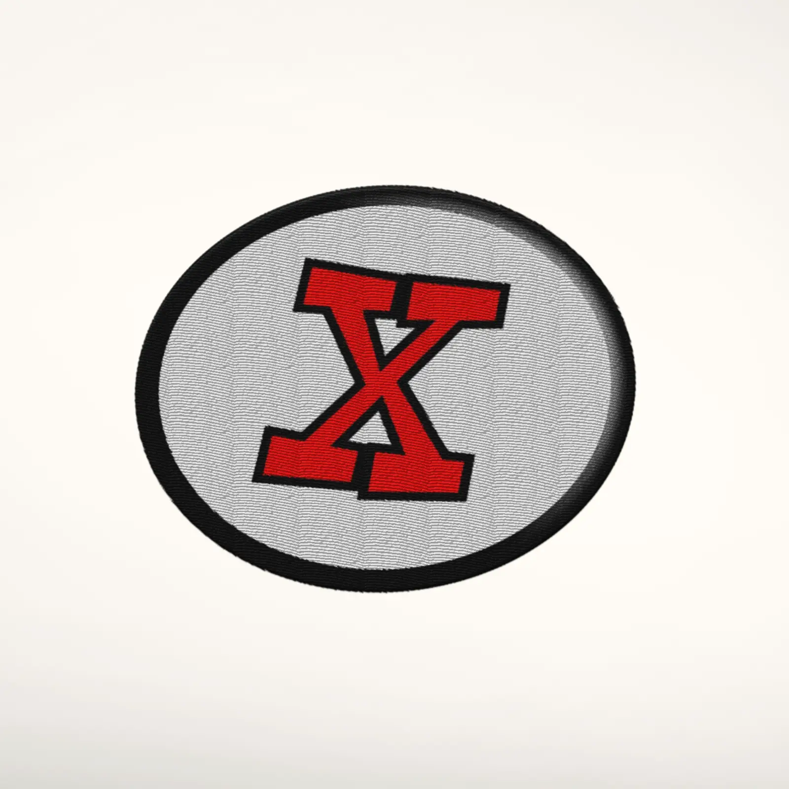 X Alphabet Letter Embroidered Patch - Image 4