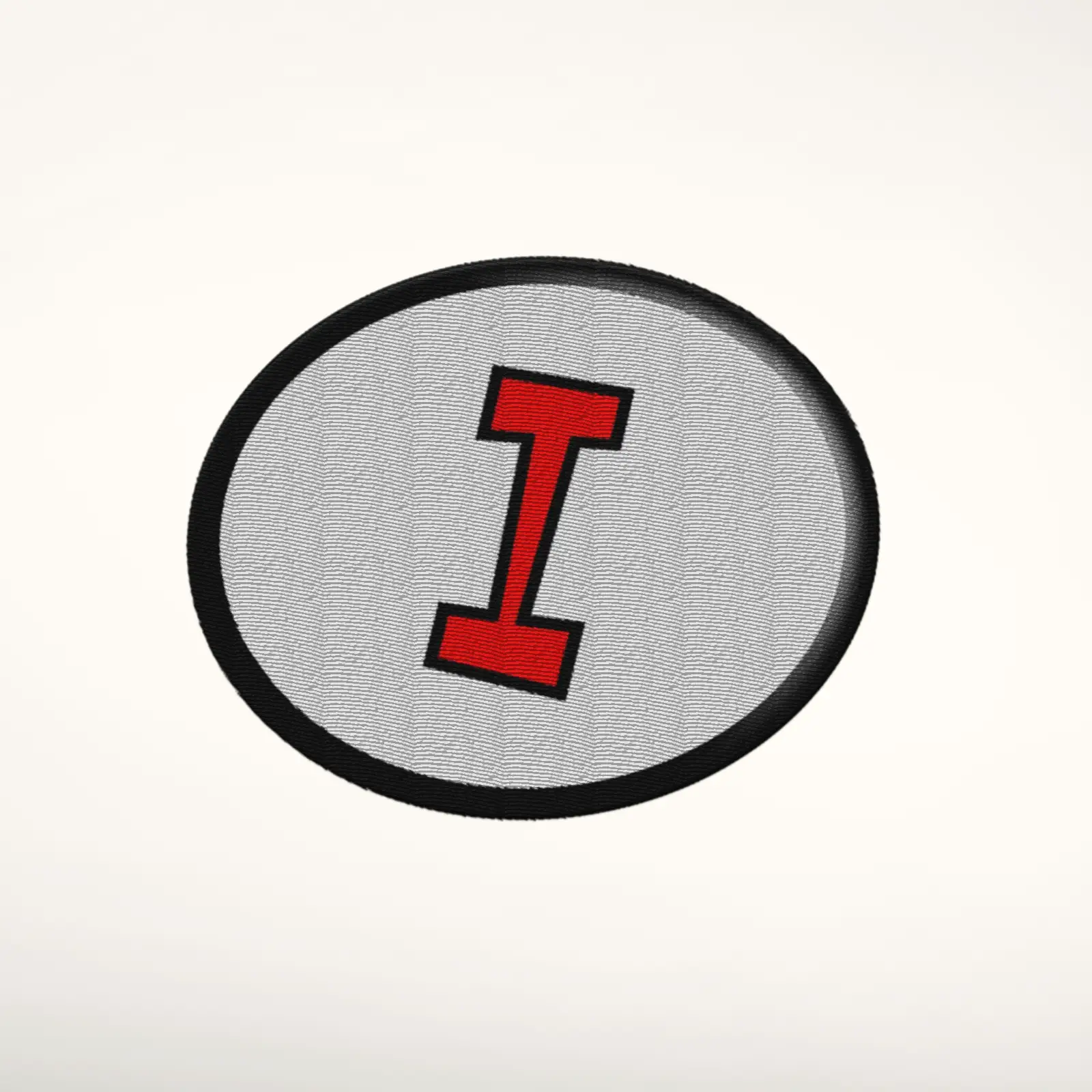 I Alphabet Letter Embroidered Patch - Image 4