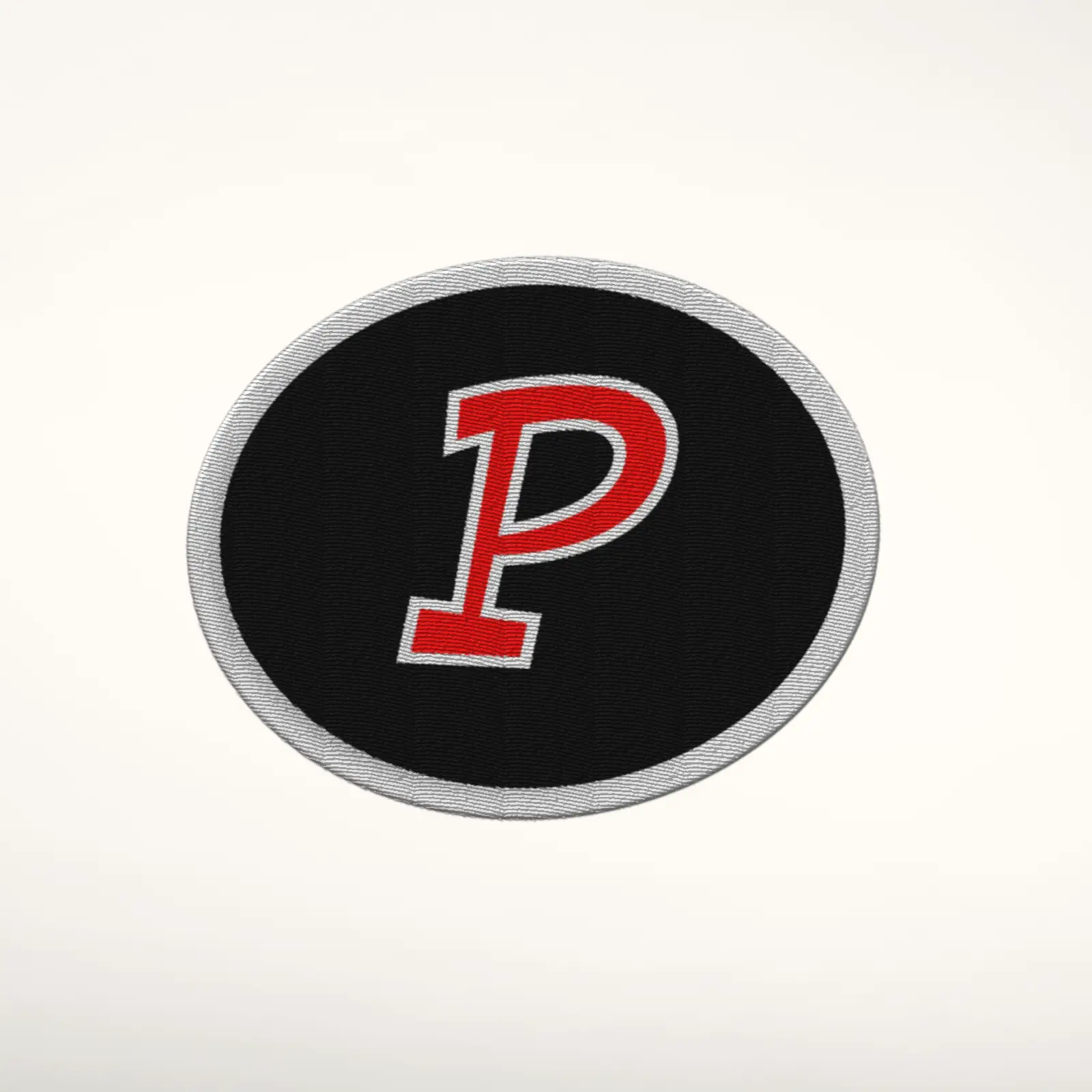 P Alphabet Letter Embroidered Patch - Image 3