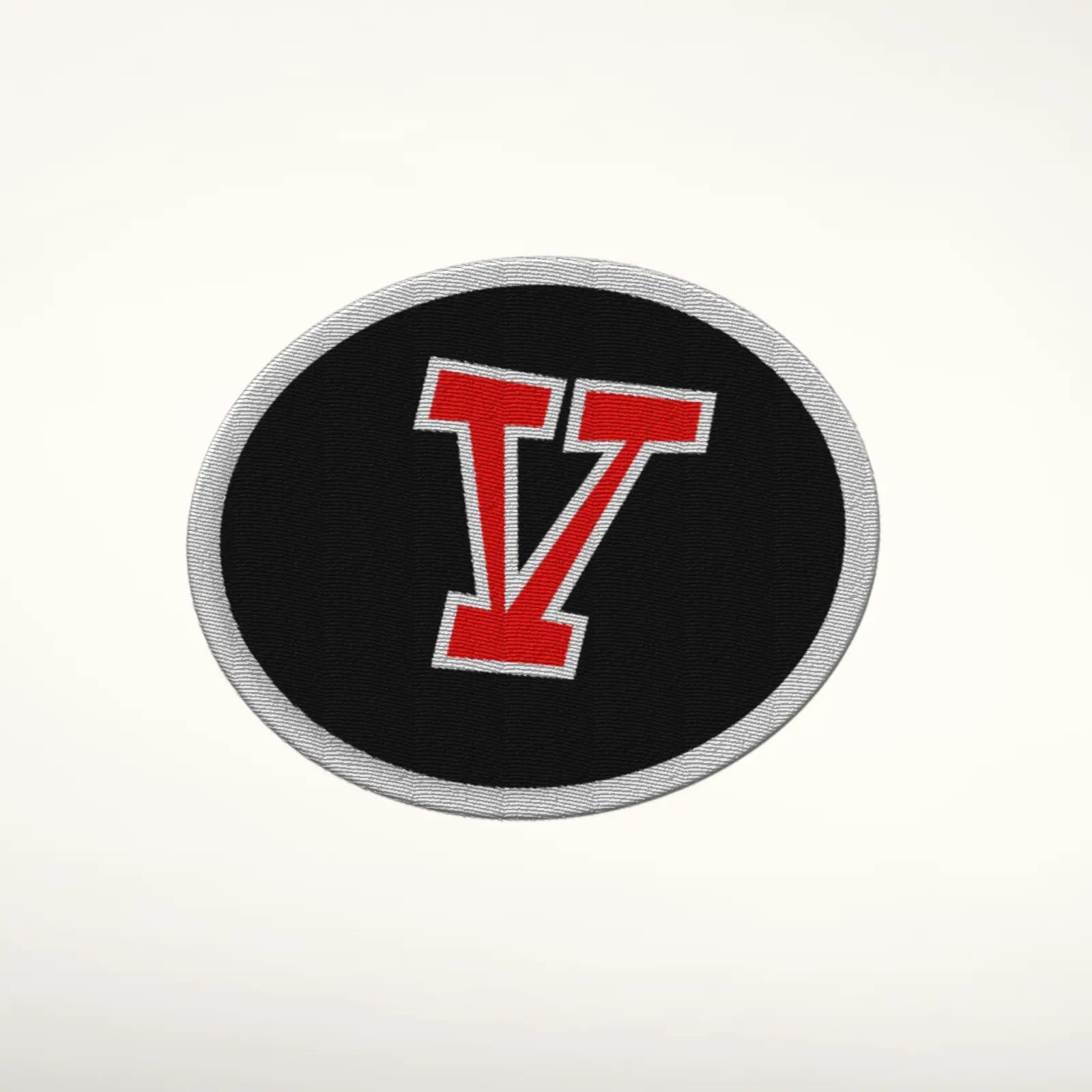 V Alphabet Letter Embroidered Patch - Image 3