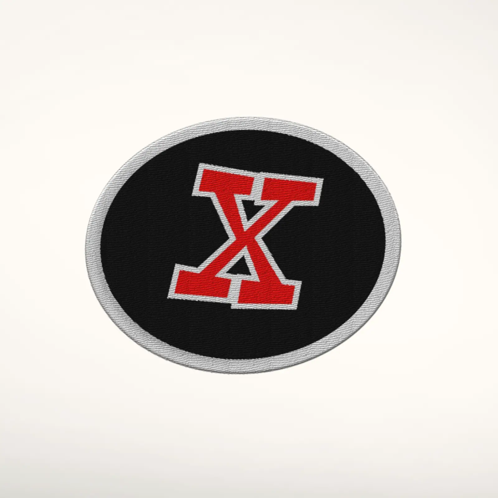 X Alphabet Letter Embroidered Patch - Image 3