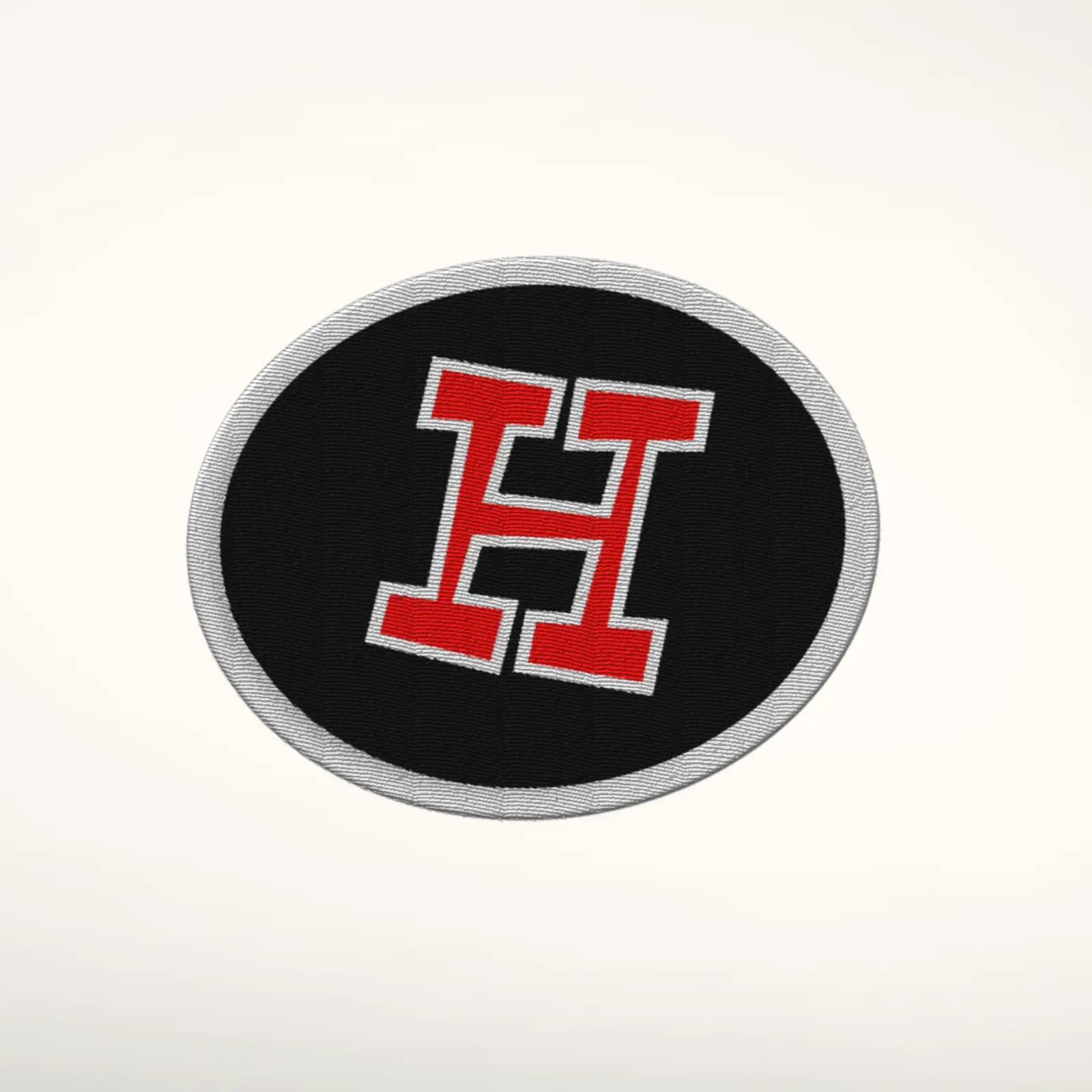 H Alphabet Letter Embroidered Patch - Image 3