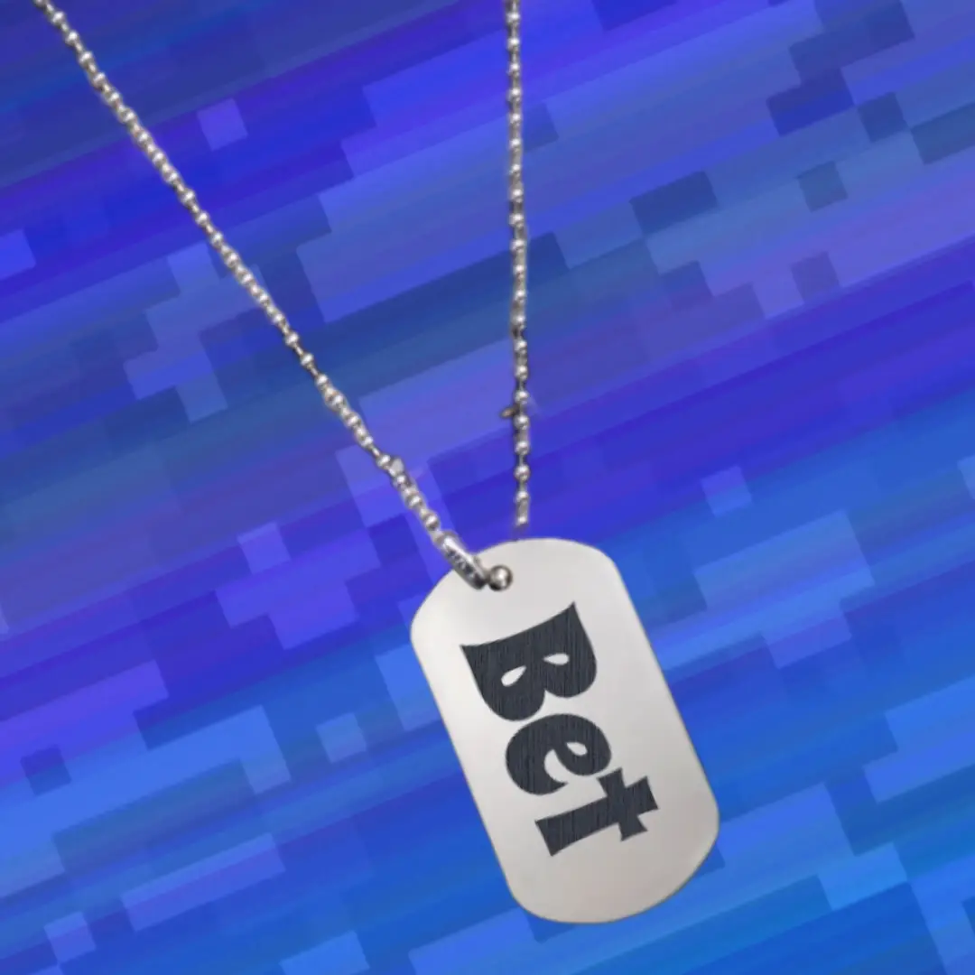 Bet SS Dog Tag Pendant With Chain - Image 3