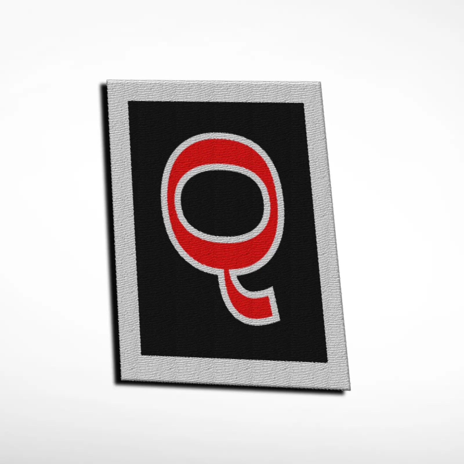 Q Alphabet Letter Embroidered Patch - Image 5