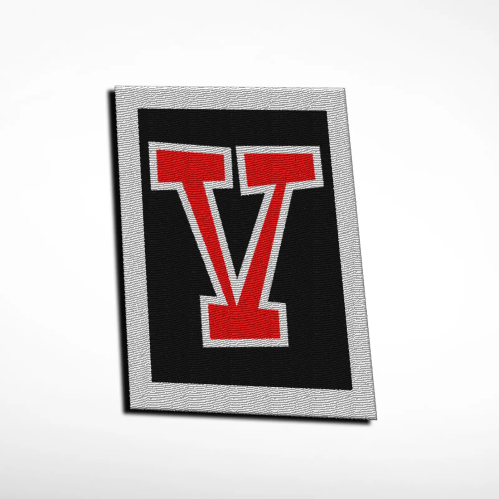 V Alphabet Letter Embroidered Patch - Image 5