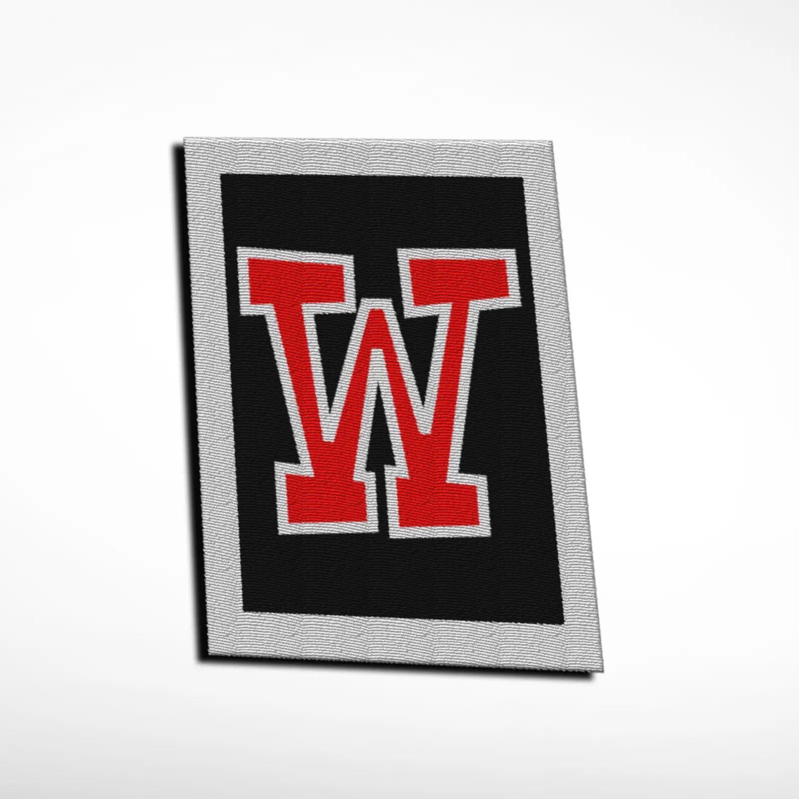 W Alphabet Letter Embroidered Patch - Image 5