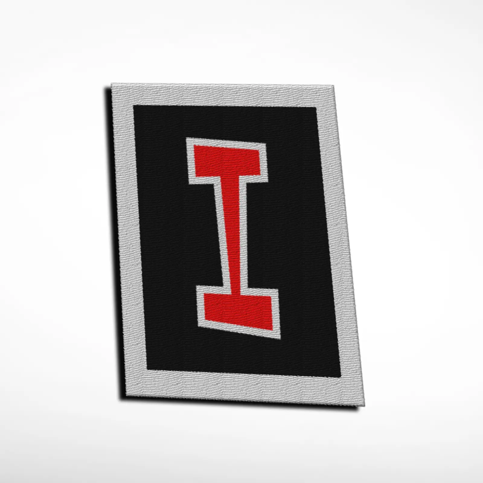 I Alphabet Letter Embroidered Patch - Image 5