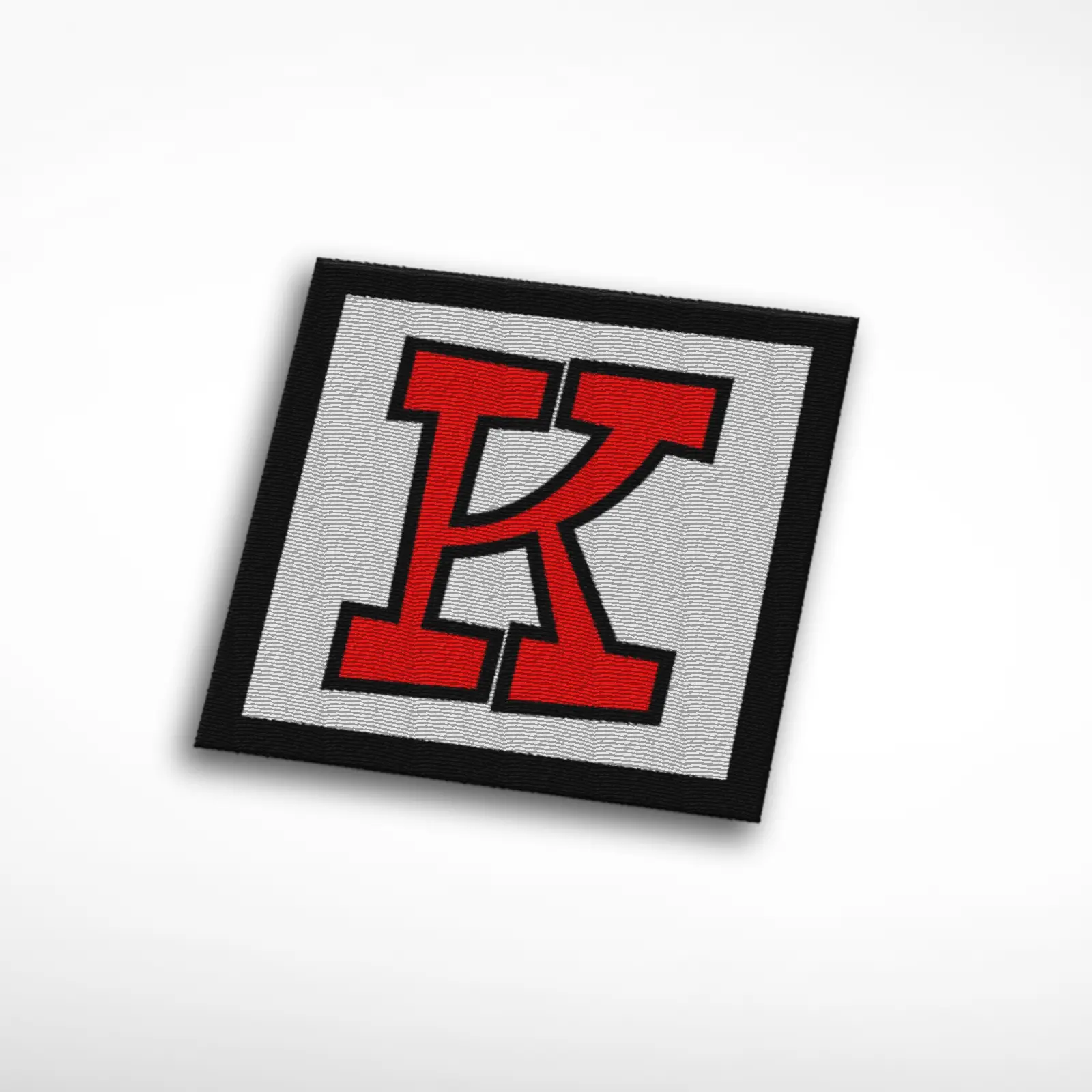 K Alphabet Letter Embroidered Patch - Image 2