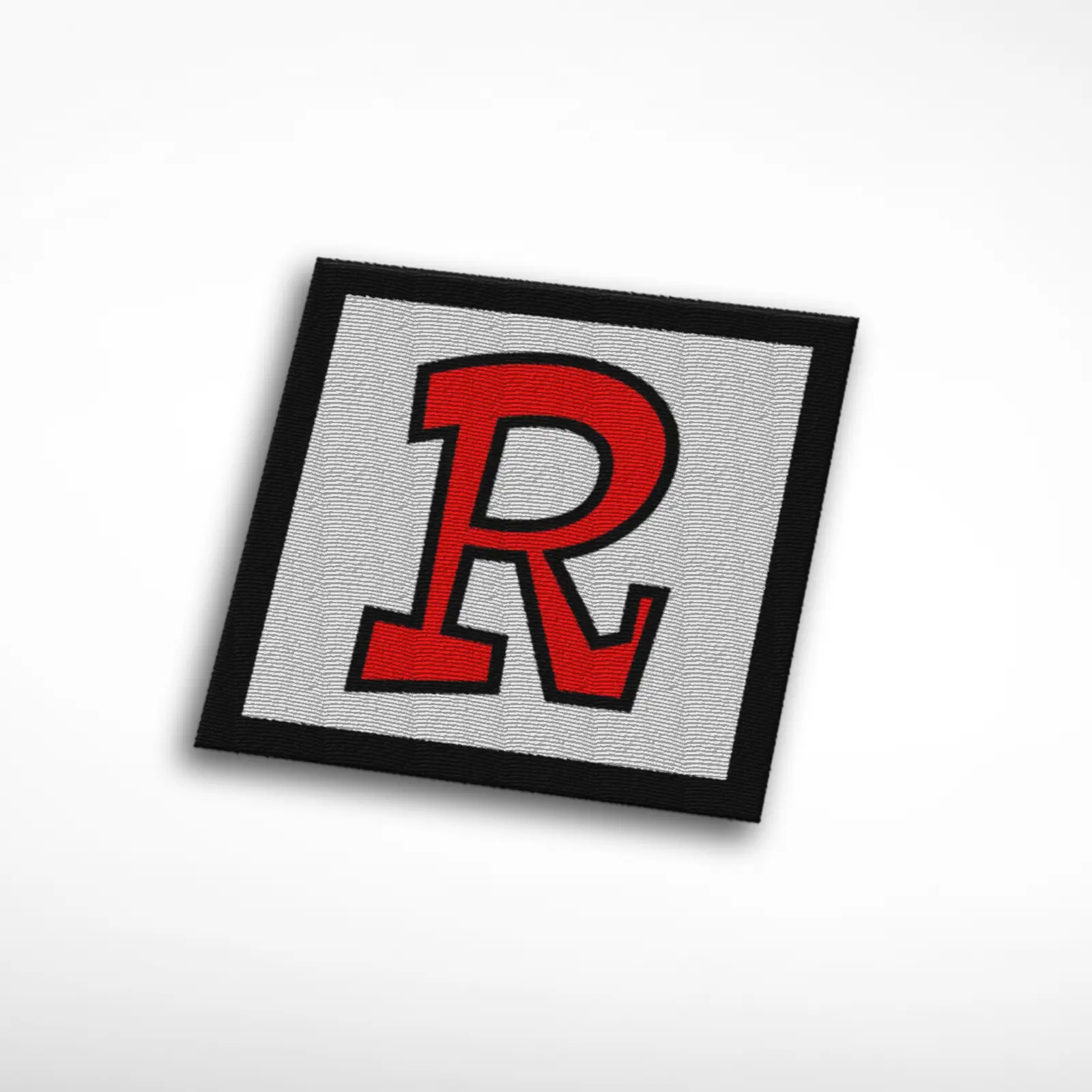 R Alphabet Letter Embroidered Patch - Image 2