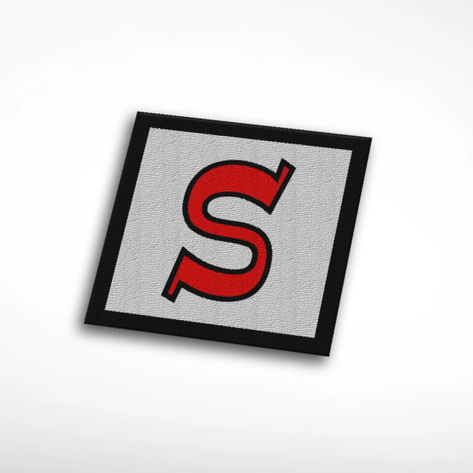 S Alphabet Letter Embroidered Patch - Image 2