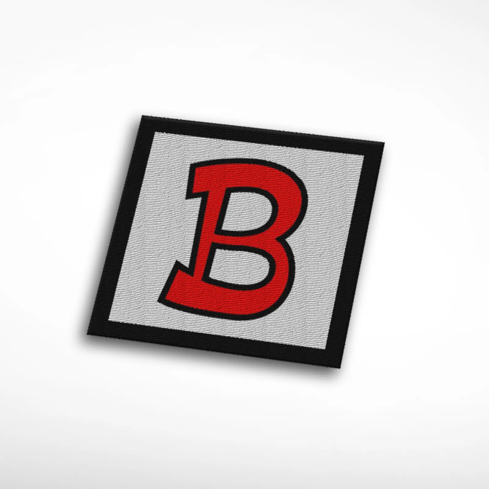 B Alphabet Letter Embroidered Patch - Image 2