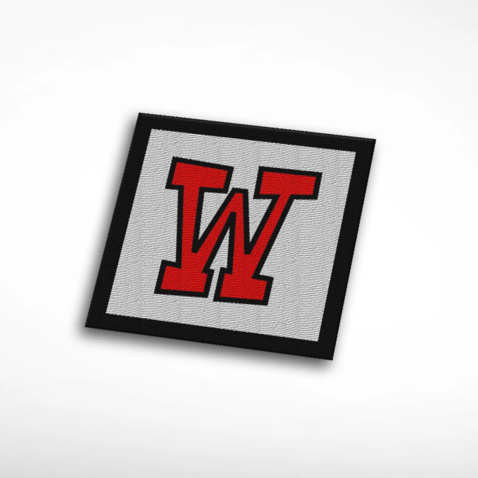 W Alphabet Letter Embroidered Patch - Image 2