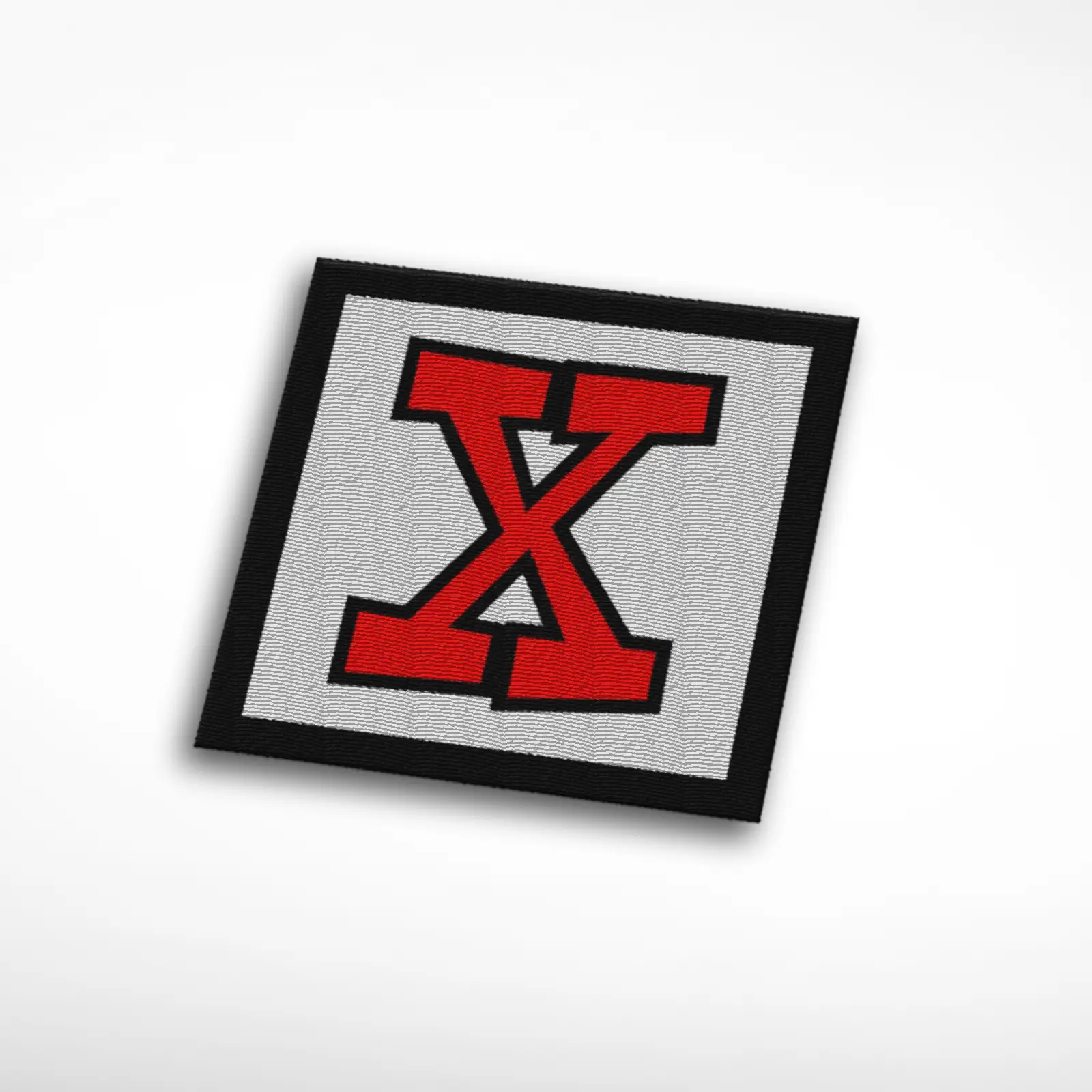 X Alphabet Letter Embroidered Patch - Image 2