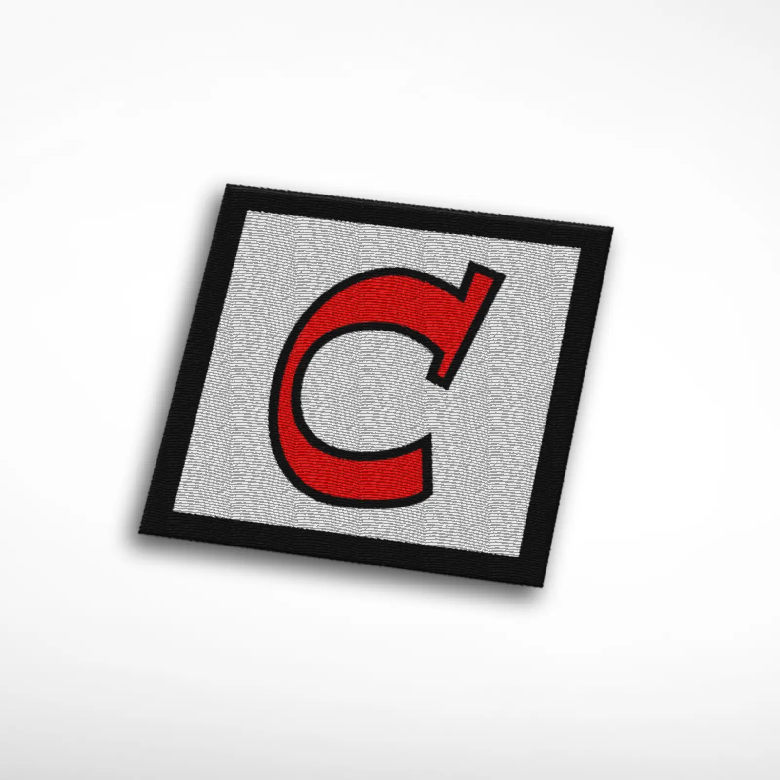 C Alphabet Letter Embroidered Patch - Image 2