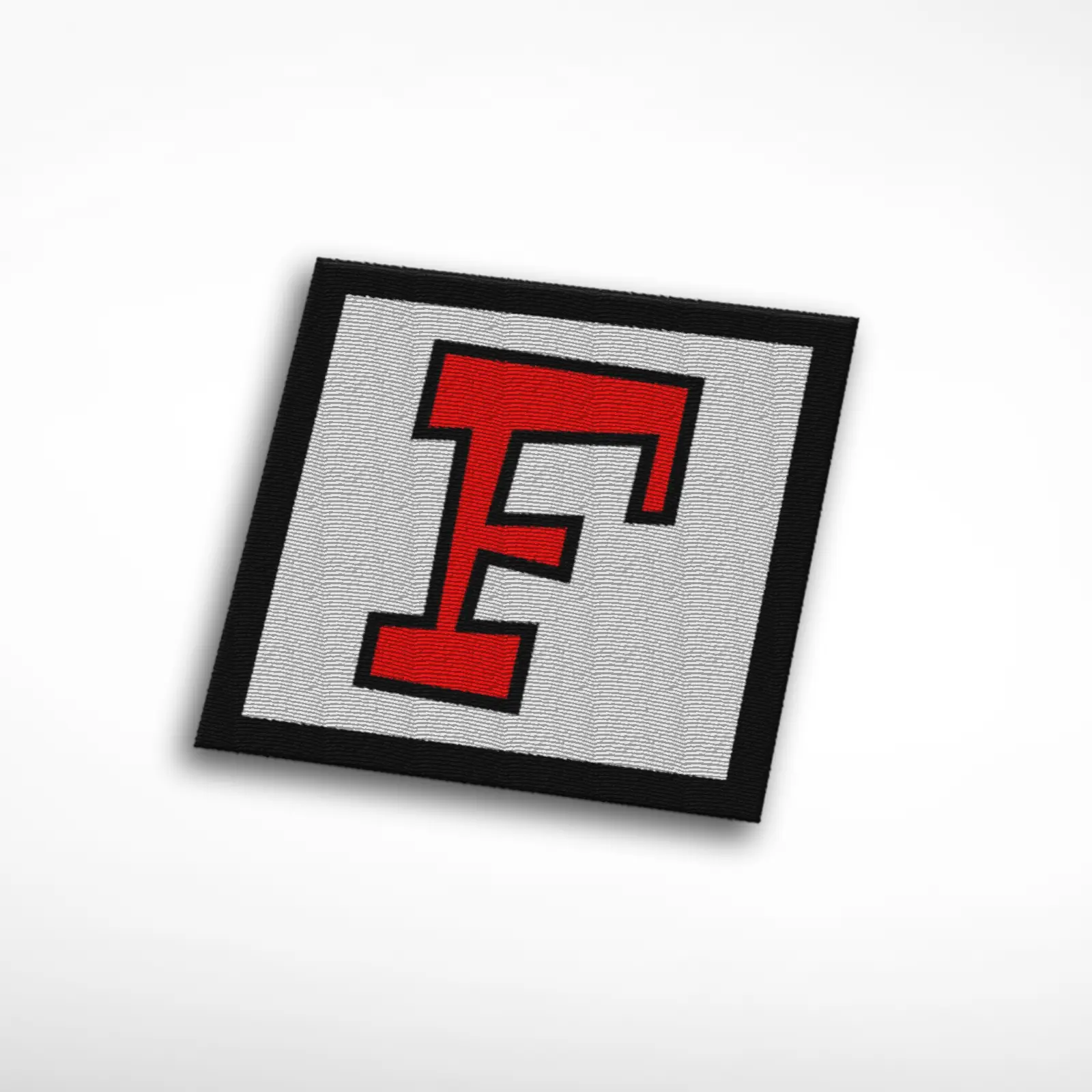 F Alphabet Letter Embroidered Patch - Image 2