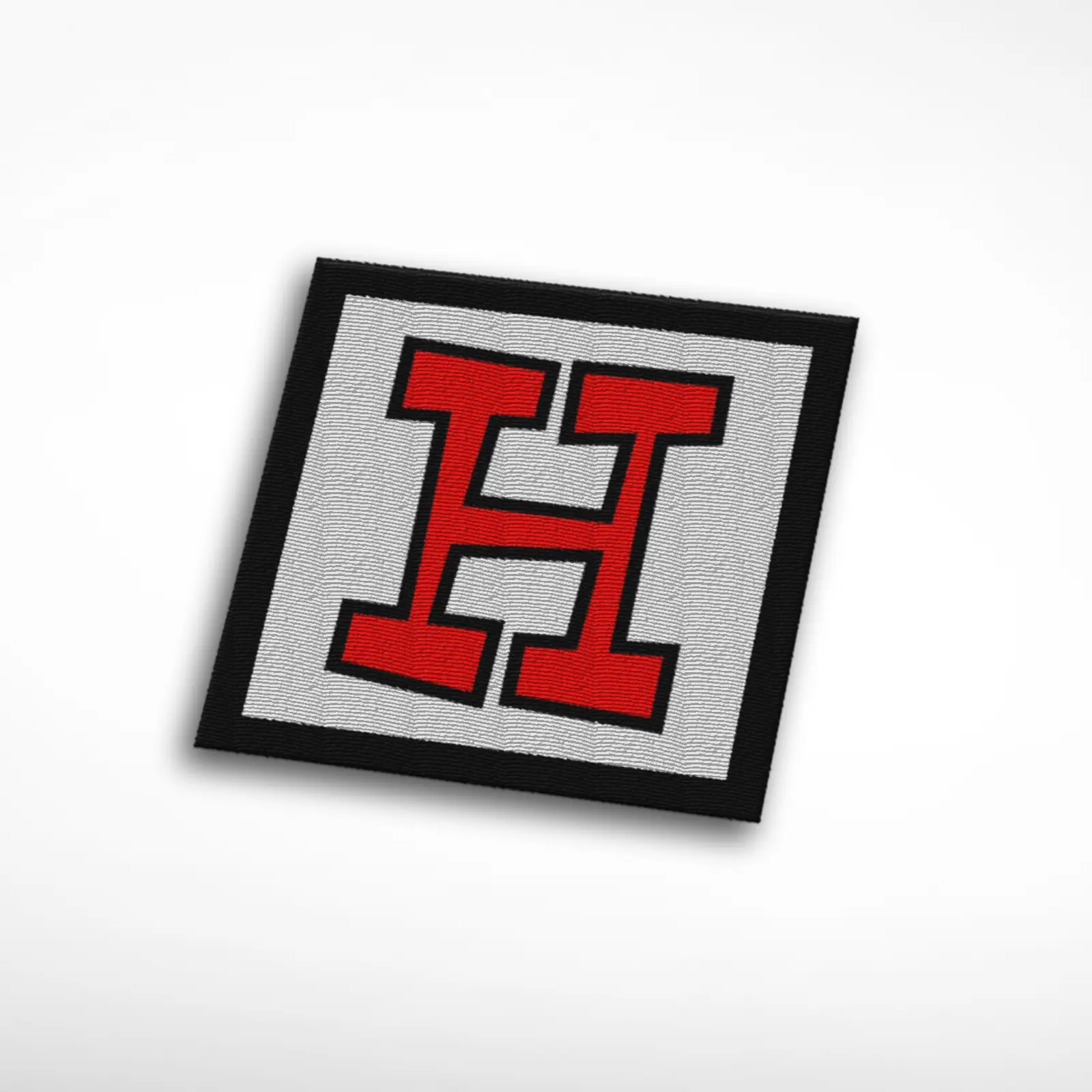 H Alphabet Letter Embroidered Patch - Image 2