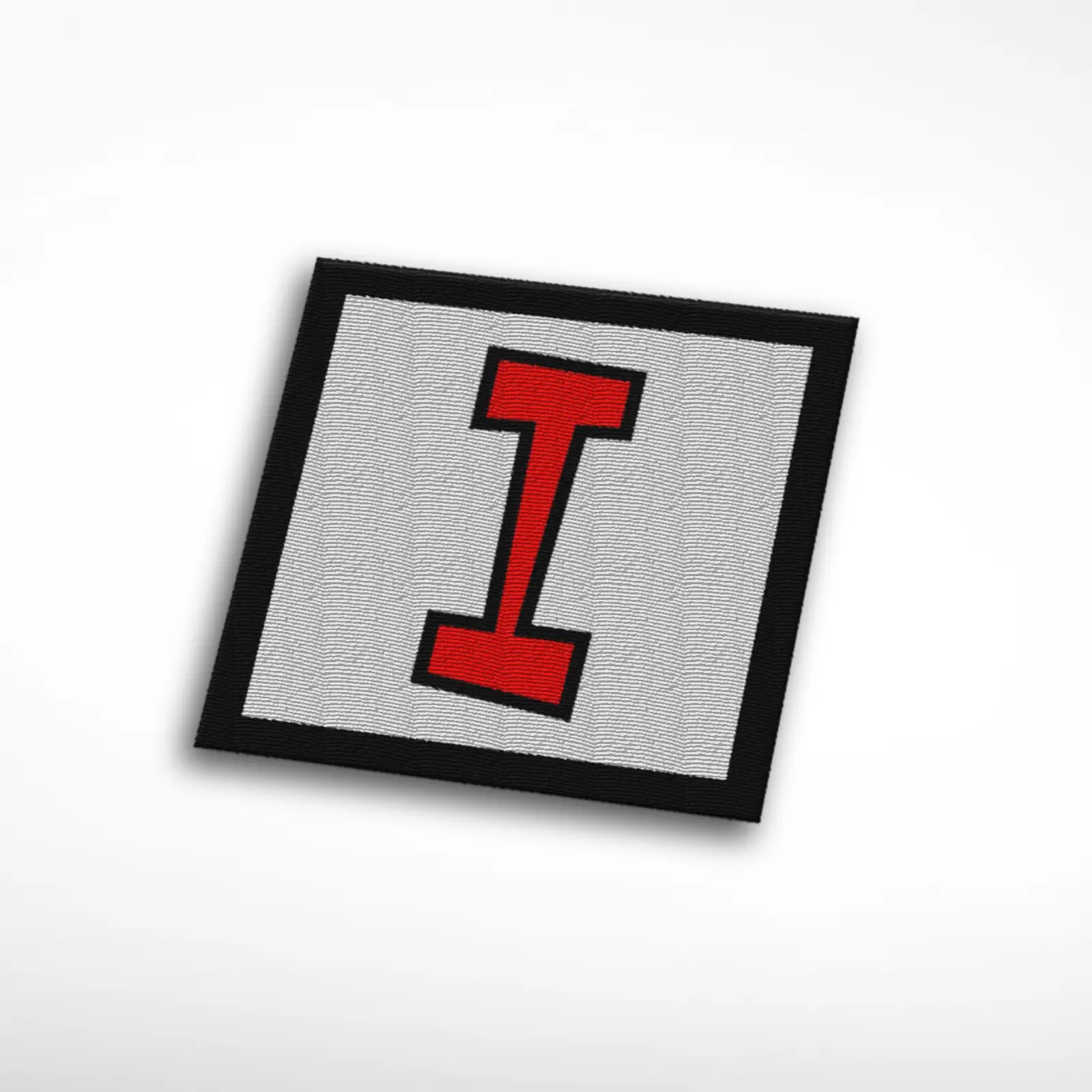 I Alphabet Letter Embroidered Patch - Image 2