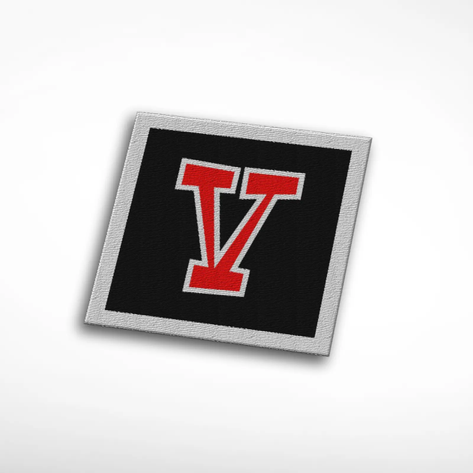 V Alphabet Letter Embroidered Patch