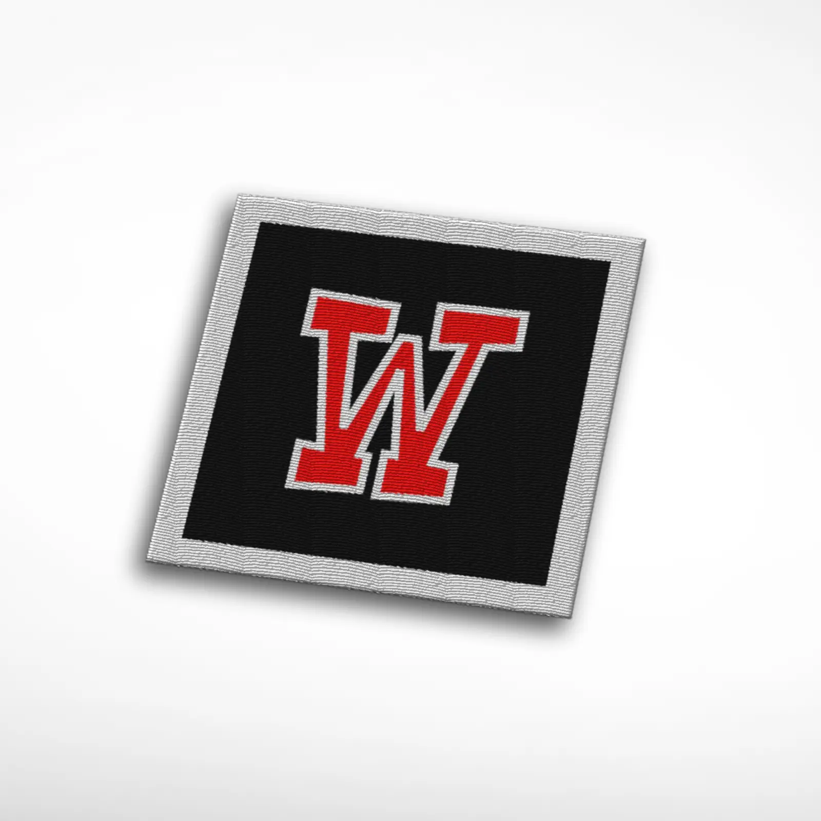 W Alphabet Letter Embroidered Patch