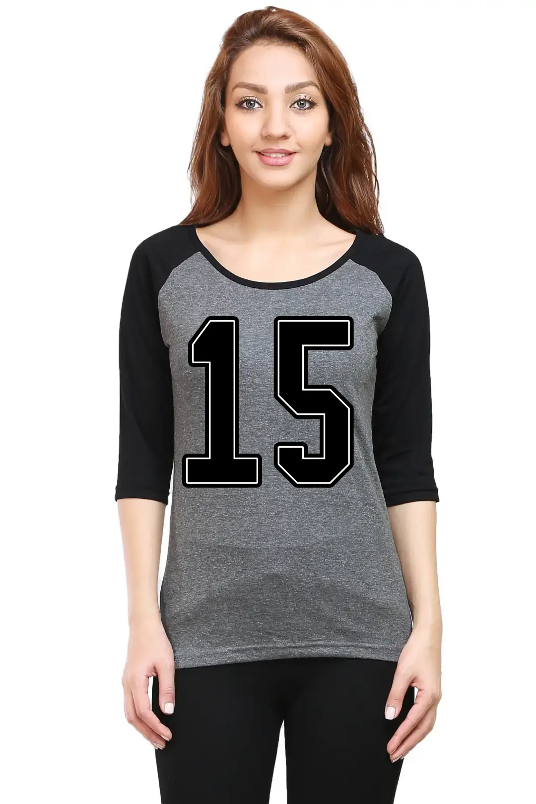 Fifteen Printed 3/4 Sleeve Women T-shirt - Image 3