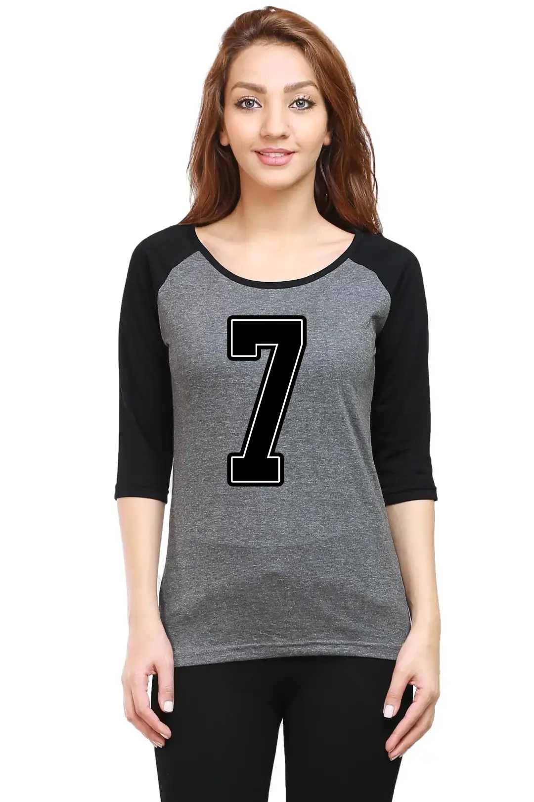 Seven Printed 3/4 Sleeve Women T-shirt - Image 3