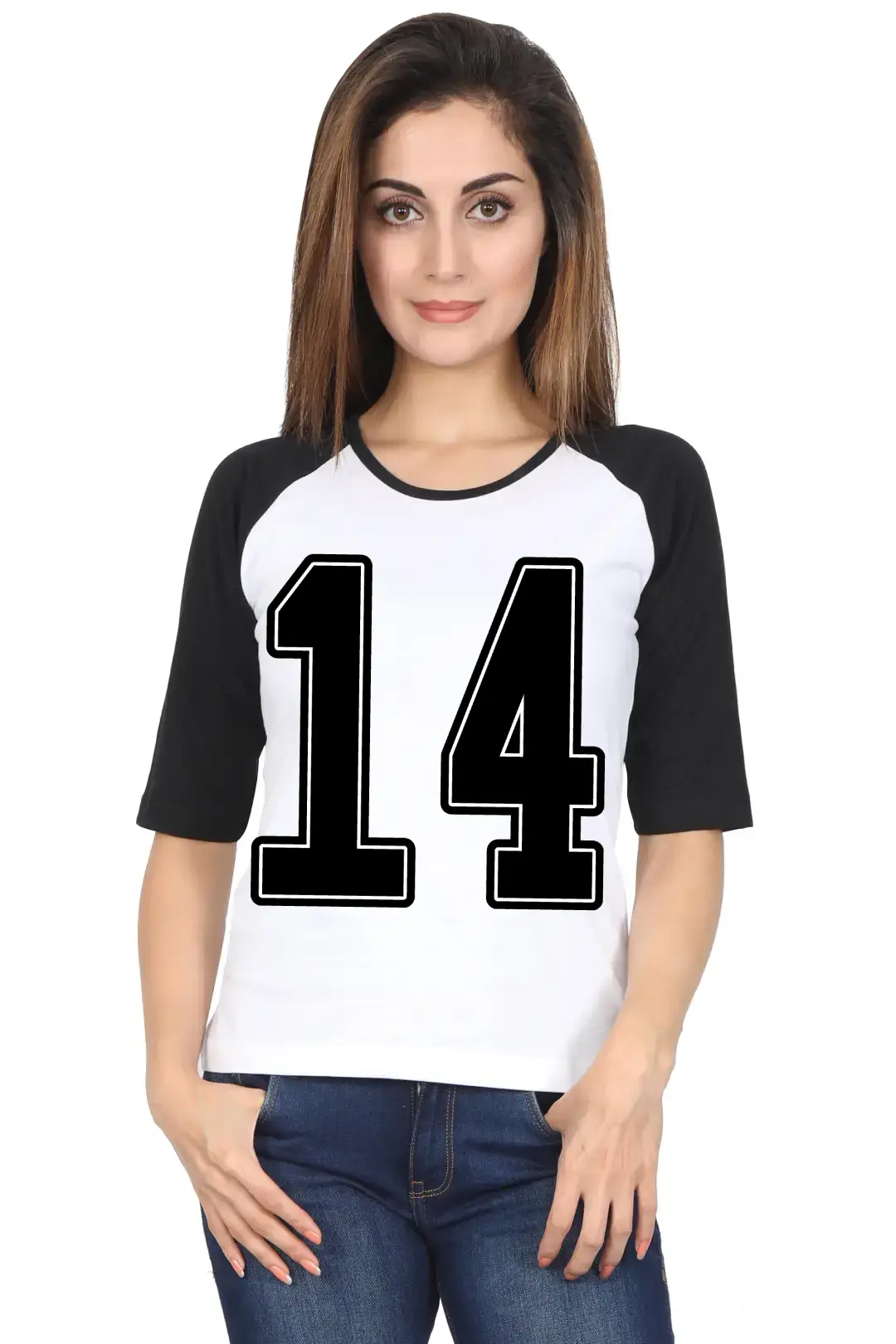 Fourteen Printed 3/4 Sleeve Women T-shirt - Image 5