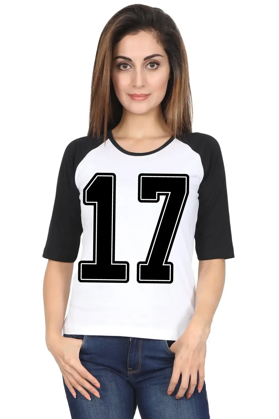 Seventeen Printed 3/4 Sleeve Women T-shirt - Image 5