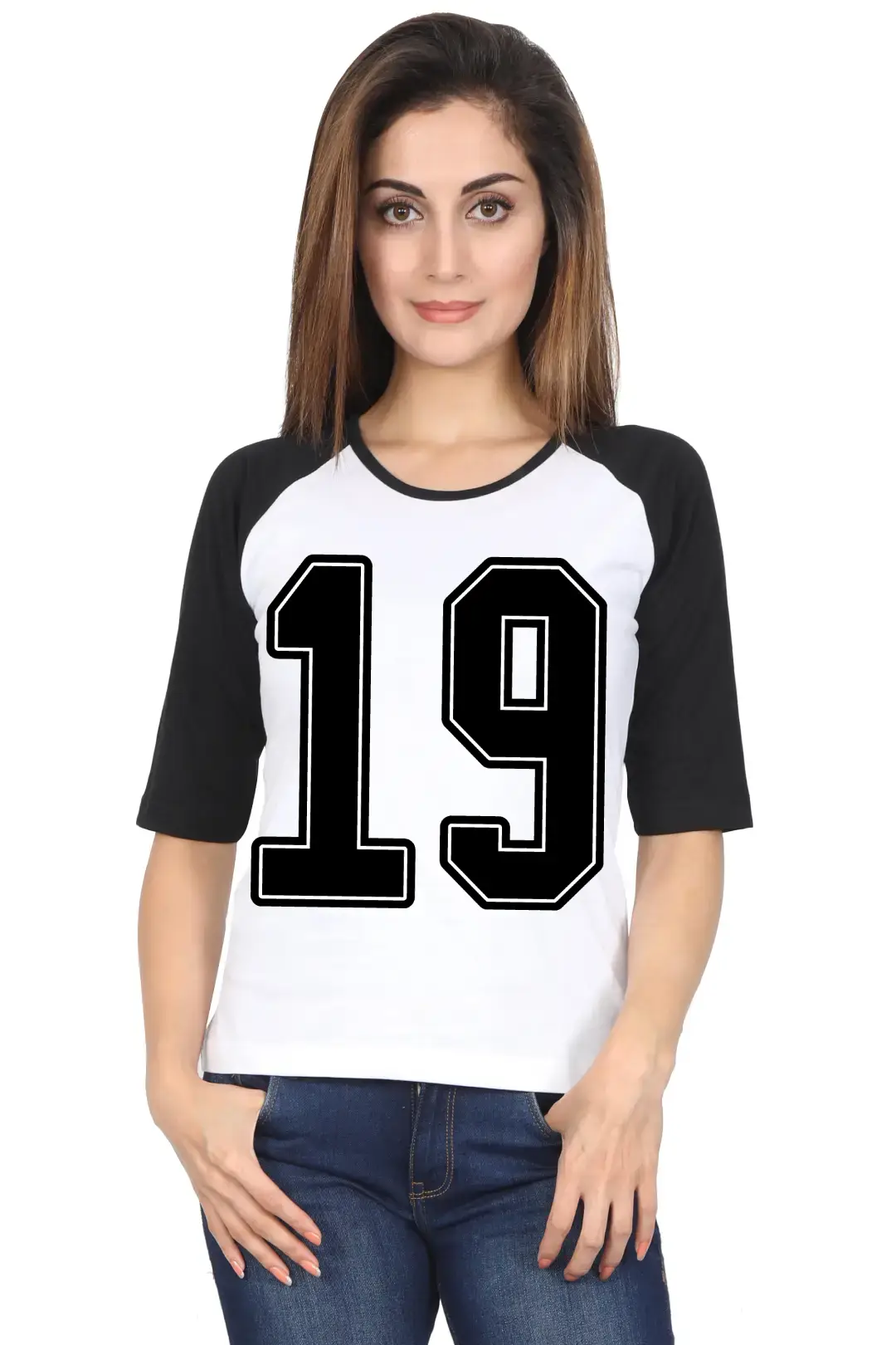Ninteen Printed 3/4 Sleeve Women T-shirt - Image 5