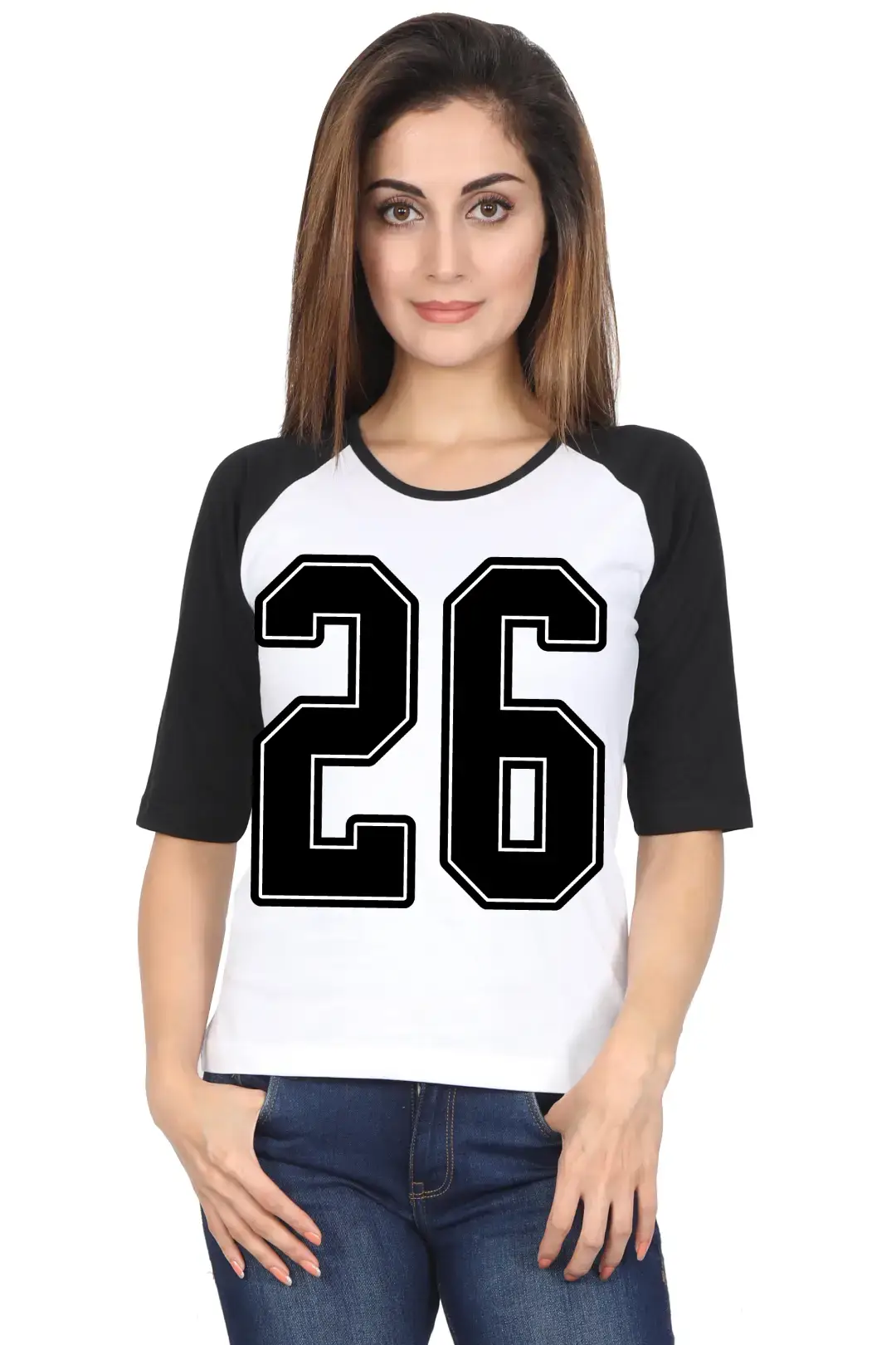 Twenty Six Printed 3/4 Sleeve Women T-shirt - Image 5