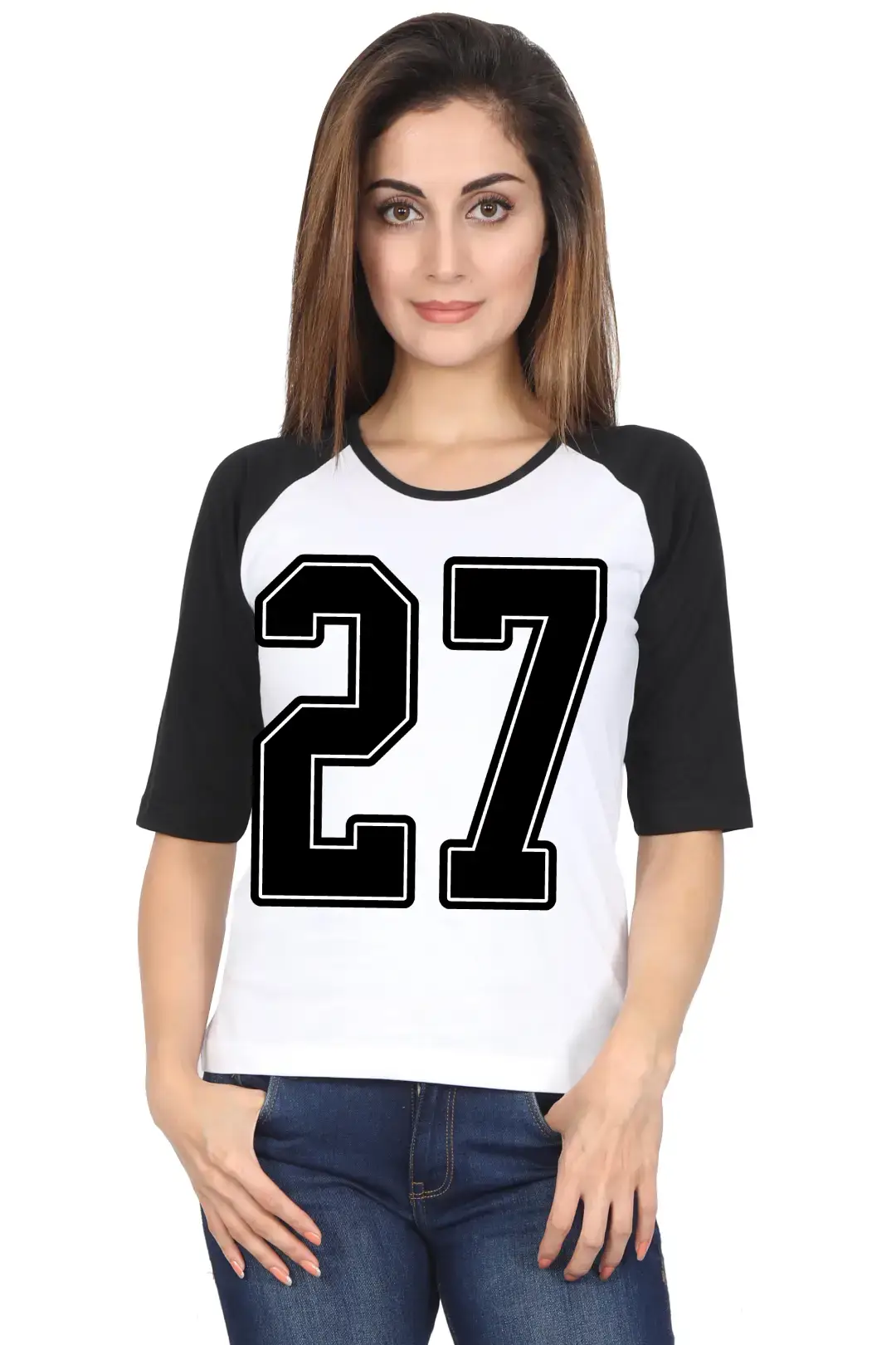 Twenty Seven Printed 3/4 Sleeve Women T-shirt - Image 5