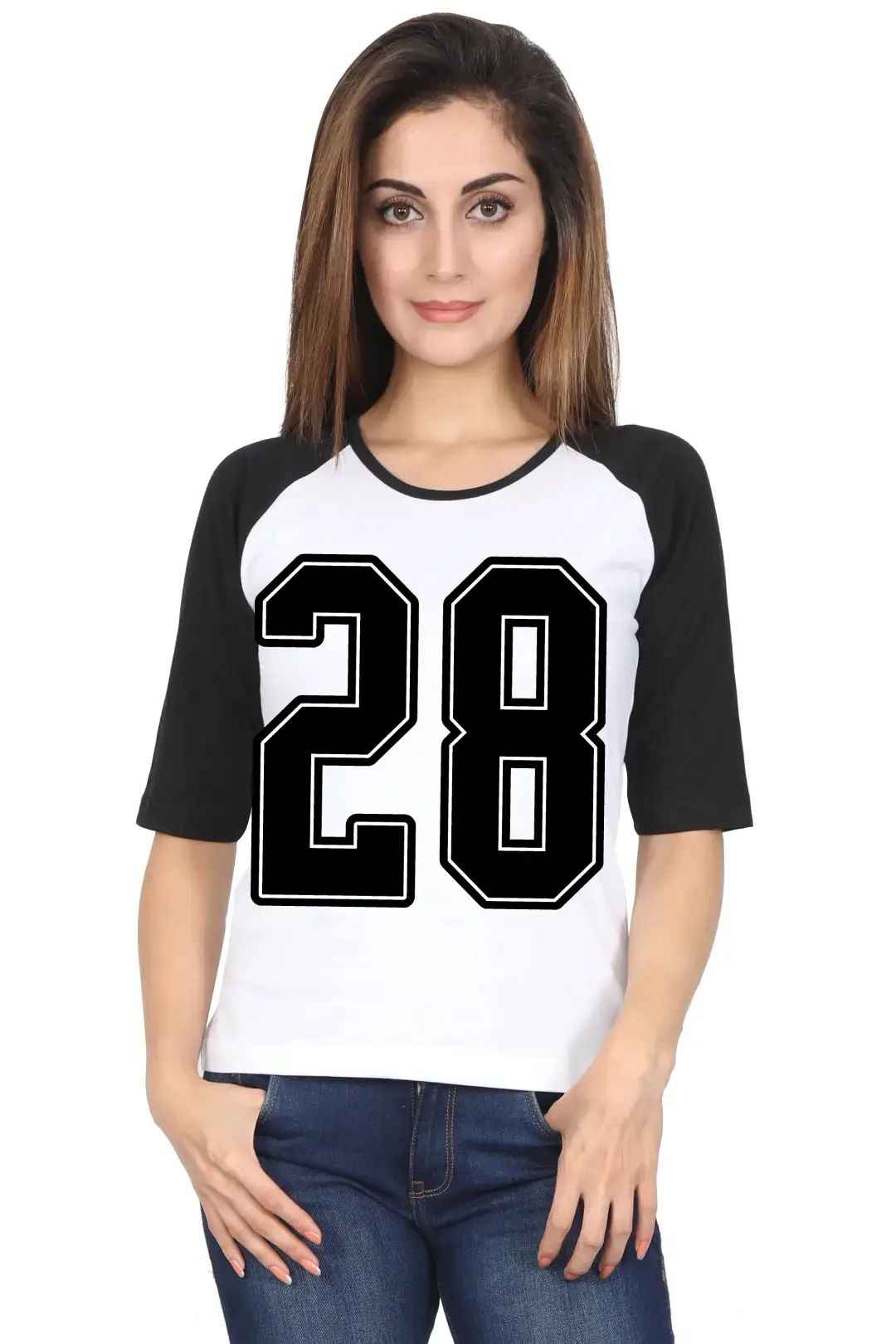 Twenty Eight Printed 3/4 Sleeve Women T-shirt - Image 5
