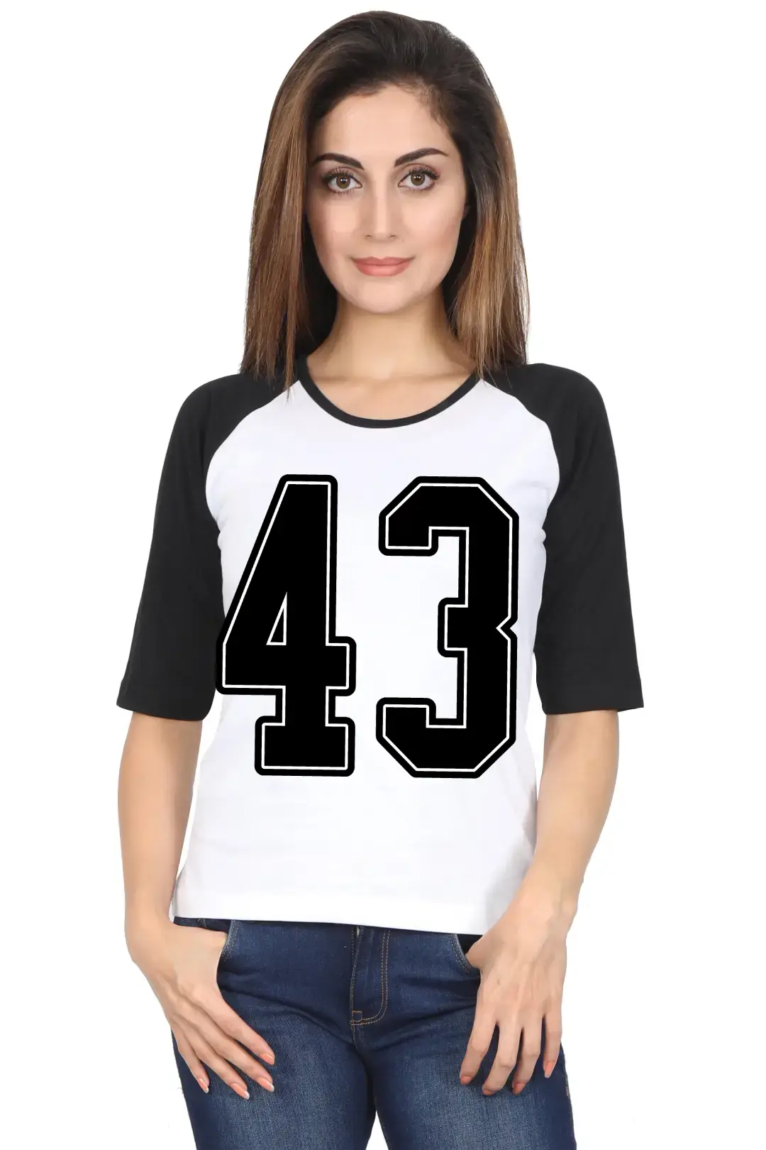 Forty Three Printed 3/4 Sleeve Women T-shirt - Image 5