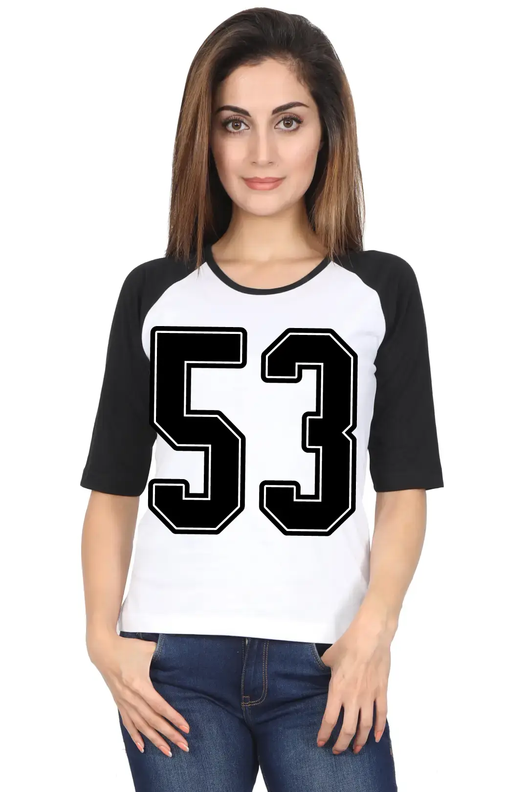 Fifty Three Printed 3/4 Sleeve Women T-shirt - Image 5
