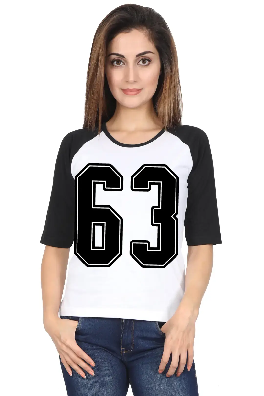 Sixty Three Printed 3/4 Sleeve Women T-shirt - Image 5