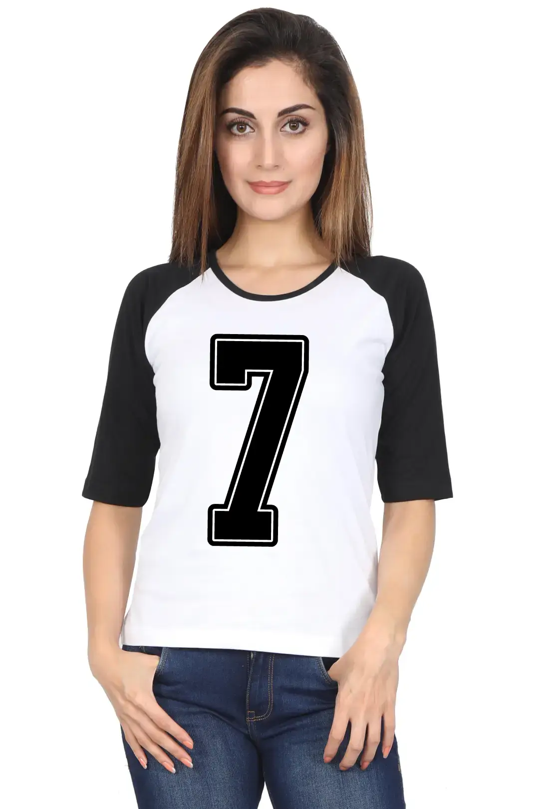 Seven Printed 3/4 Sleeve Women T-shirt - Image 5