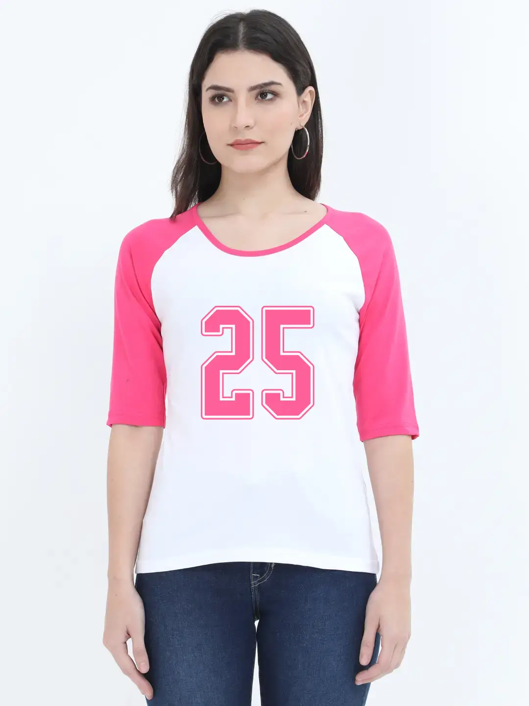 Twenty Five Printed 3/4 Sleeve Women T-shirt