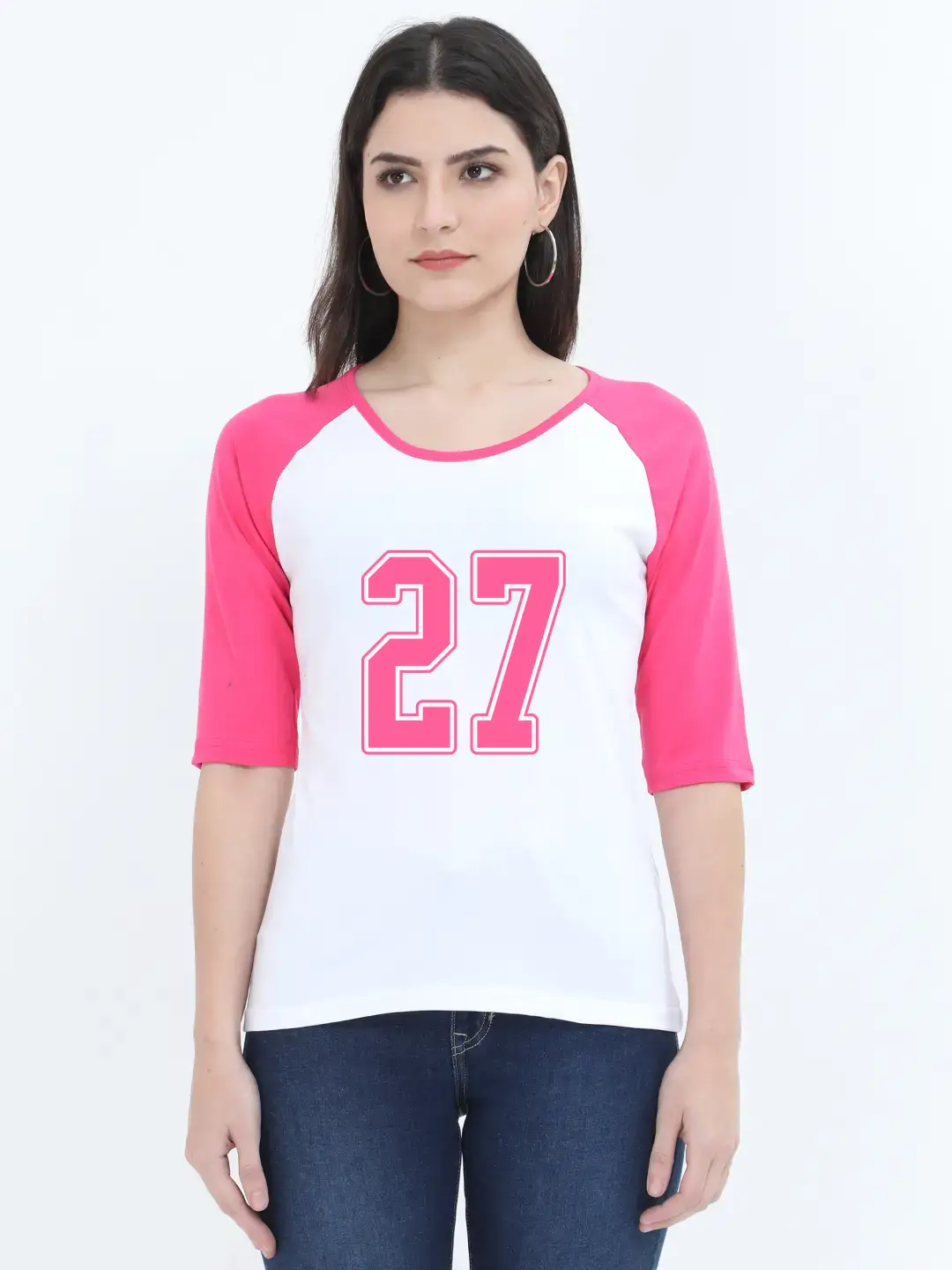 Twenty Seven Printed 3/4 Sleeve Women T-shirt